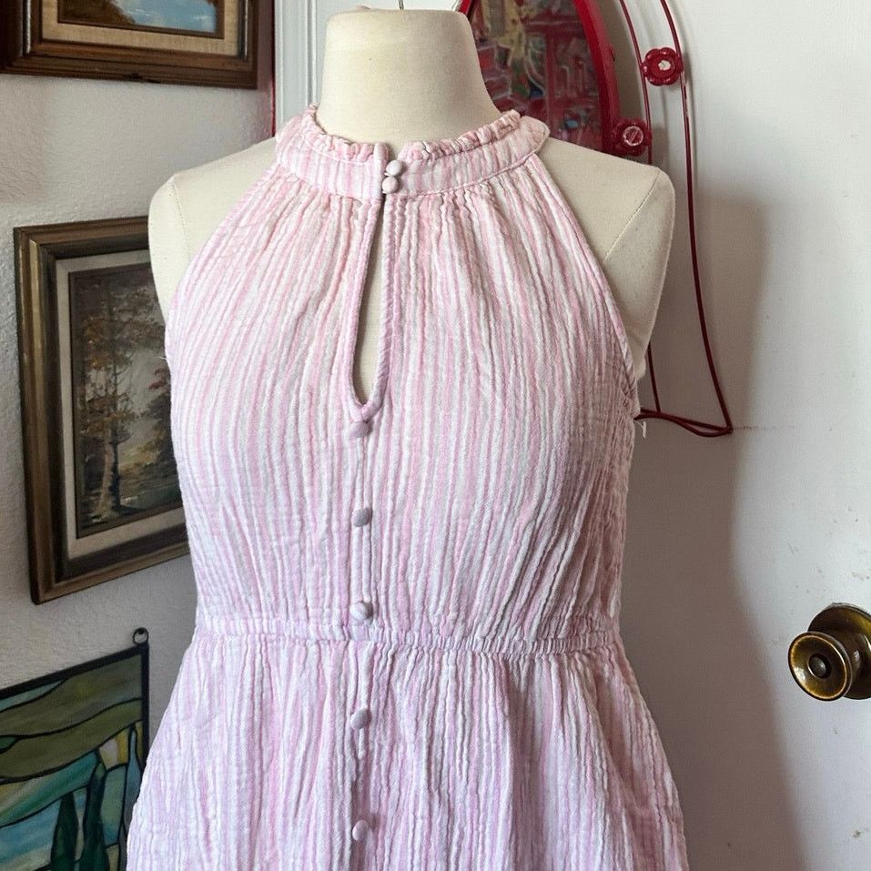 Other time and true pink white striped sleeveless maxi dress Size XS / US 0-2 / IT 36-38 - 2 Thumbnail