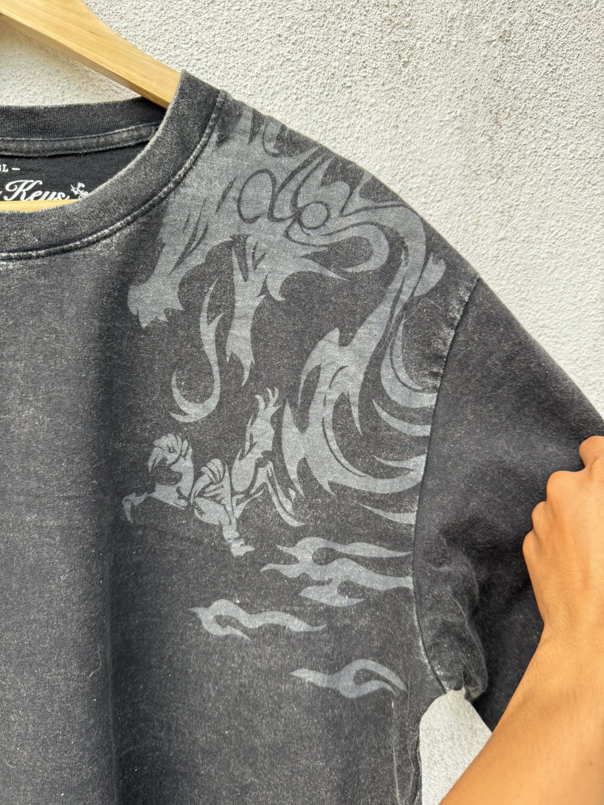 If Six Was Nine 2000s Archival Dragon ifsixwasnine lgb Style Tribal Tees Size US L / EU 52-54 / 3 - 6 Thumbnail