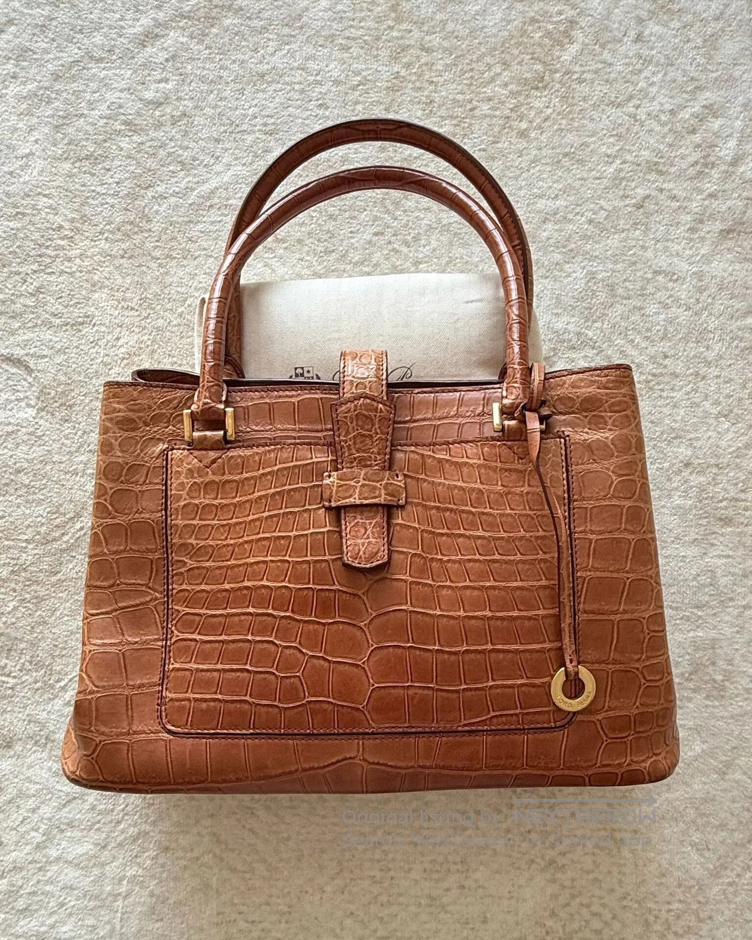Loro Piana Loro Piana Bellevue Crocodile Handbag. Size ONE SIZE - 1 Thumbnail