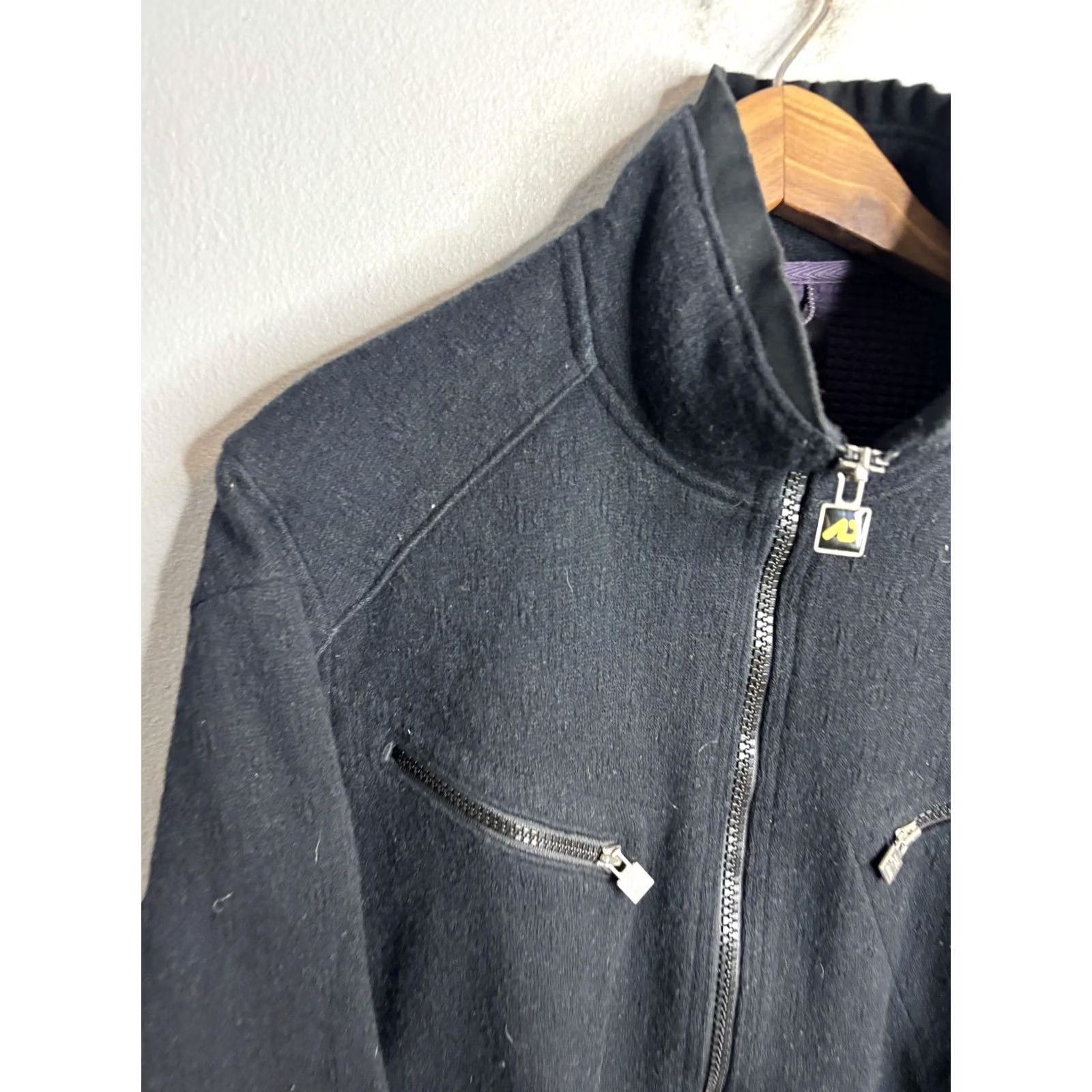 Nike Nike Sportswear Jacket Mens Large Black Full Zip Knit Chest Zipper Pockets Size US L / EU 52-54 / 3 - 2 Thumbnail