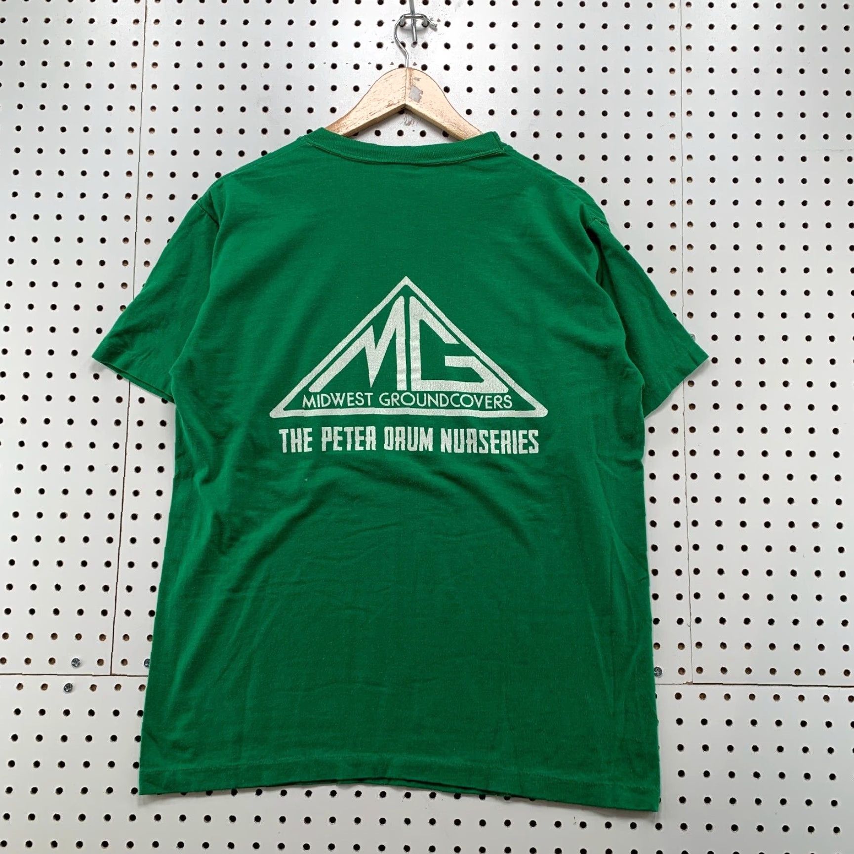 Vintage VINTAGE 70s Sportswear Graphic Print T-Shirt Men Large Green Single Stitch 21x26 Size US L / EU 52-54 / 3 - 2 Thumbnail