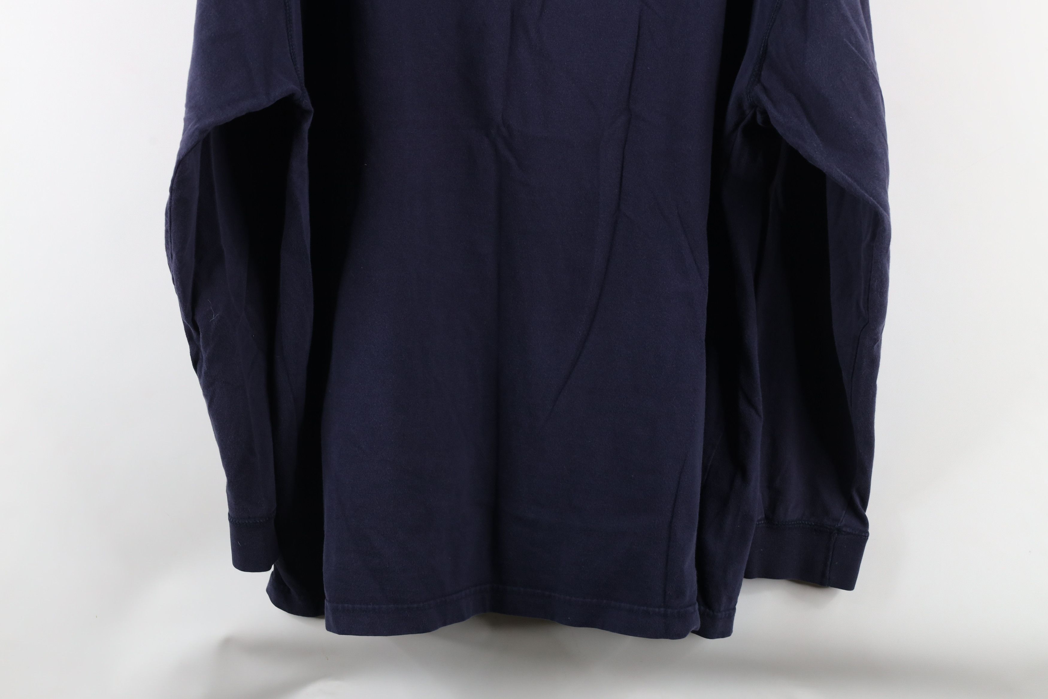 Vintage Vintage 90s Streetwear Long Sleeve Henley T-Shirt Blue Size US XL / EU 56 / 4 - 11 Thumbnail