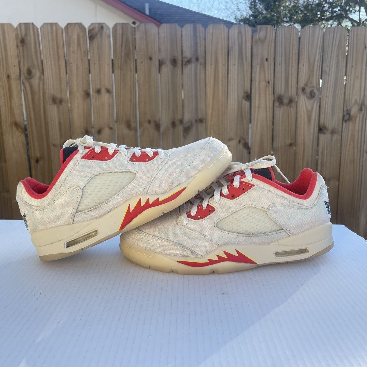 Jordan Brand Jordan 5 Retro 2021 Low Chinese New Year Mens size- 10 Size US 10 / EU 43 - 6 Thumbnail