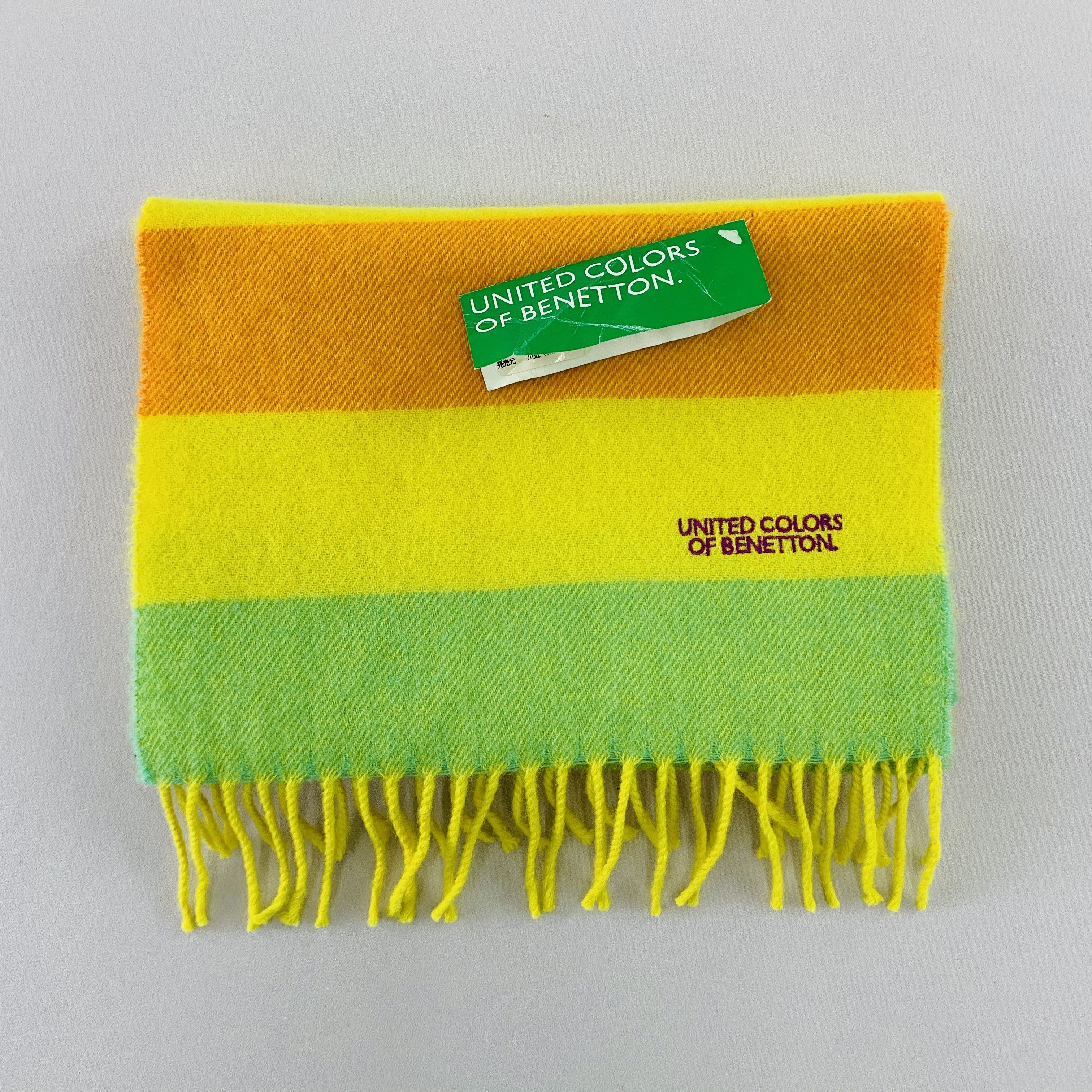 United Colors Of Benetton United Colors of Benetton Scarf Wool Muffler Wrap BL4160 Size ONE SIZE - 3 Thumbnail