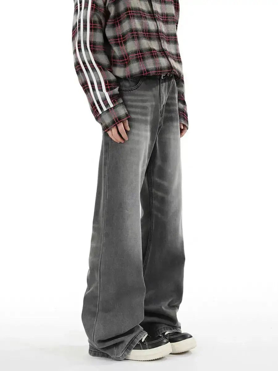 Japanese Brand High Street Y2K Vintage Hip Hop Micro Flare Jeans Size US 32 / EU 48 - 1 Thumbnail