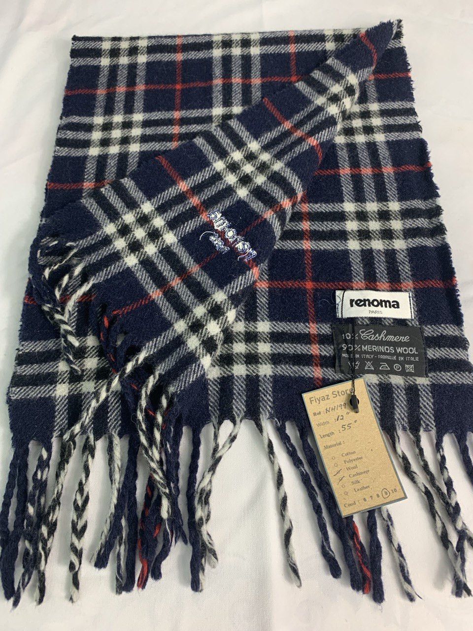 Vintage Renoma Scarf / Muffler / Neckwear Size ONE SIZE - 5 Thumbnail