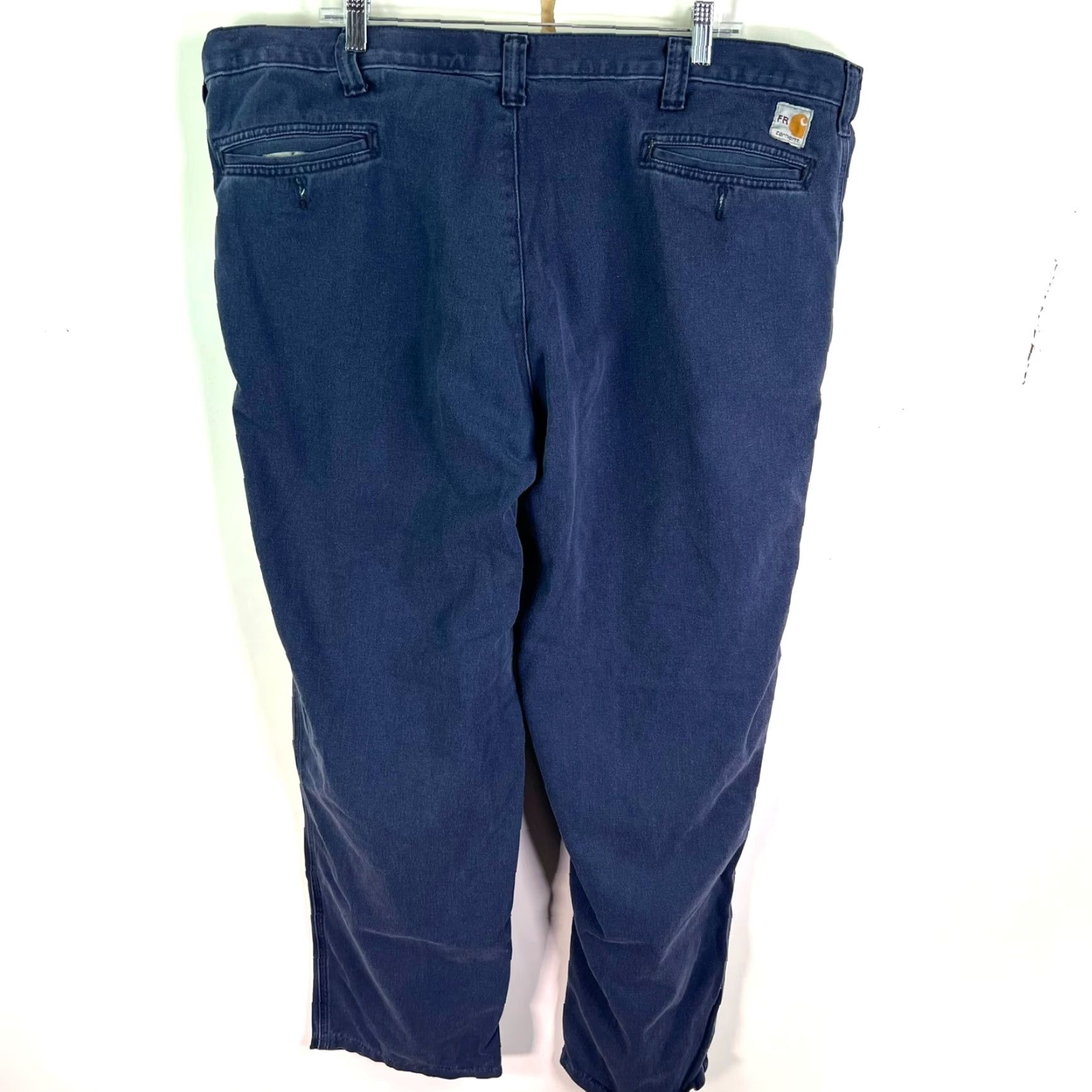Carhartt VINTAGE Carhartt Flame Resistant Twill Pants Men 44 Navy Blue Workwear Flame-Resistant 371-20 Size US 44 / EU 60 - 7 Thumbnail