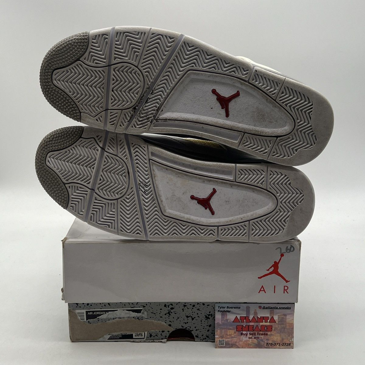 Jordan Brand Air Jordan 4 white Oreo Size US 11.5 / EU 44-45 - 8 Thumbnail