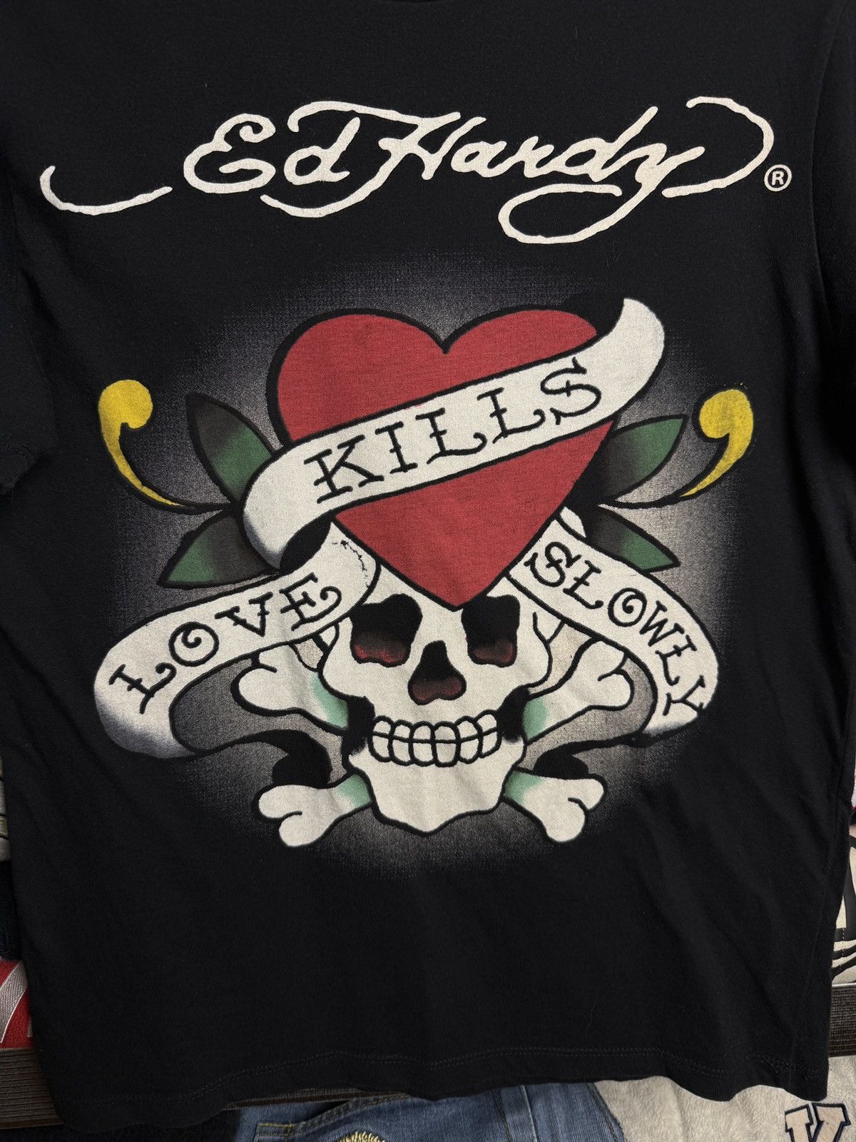 Affliction Ed Hardy Christian Audigier Skull crazy y2k tee Size US S / EU 44-46 / 1 - 4 Thumbnail