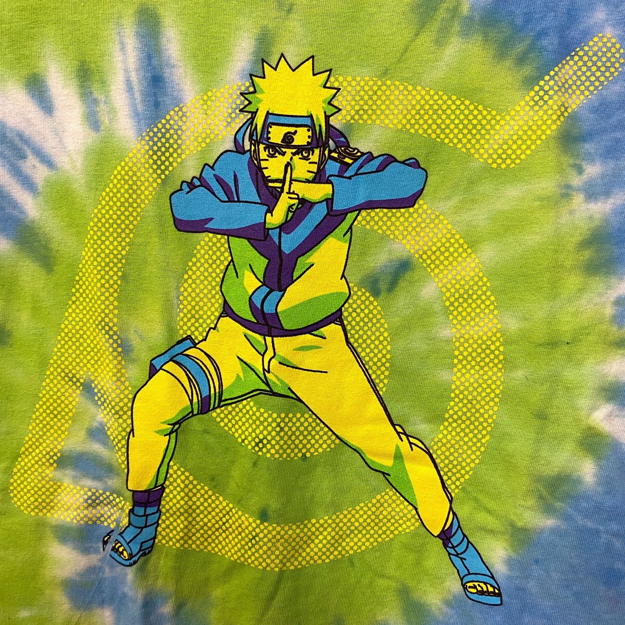 Anime Naruto Shippuden- Naruto Uzumaki - Shadow Clone Jutsu Tie Dy Size US L / EU 52-54 / 3 - 3 Thumbnail