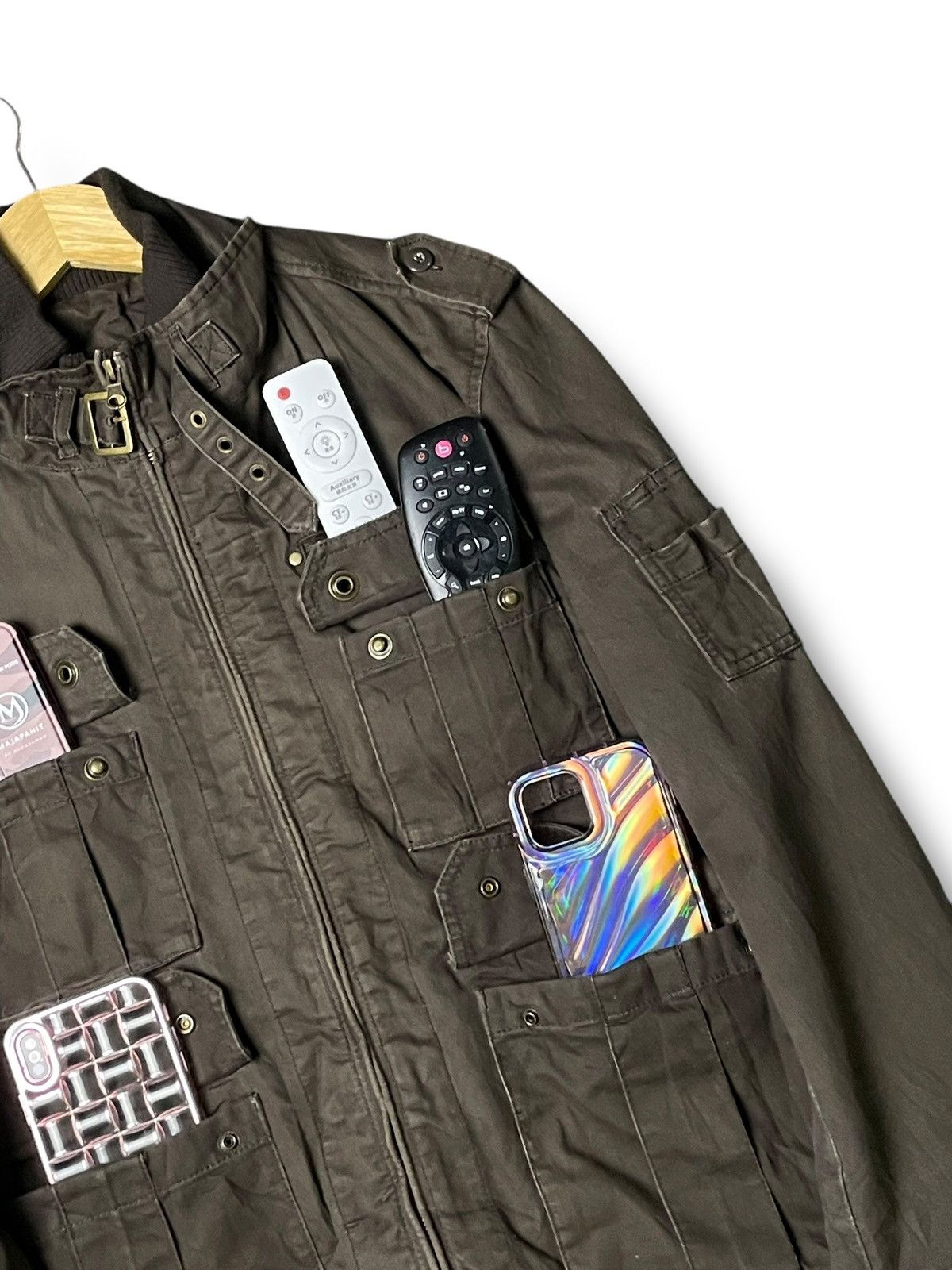 Japanese Brand × Vintage Japanese Brand Multi-pocket Zipper Jacket (78) Size US L / EU 52-54 / 3 - 3 Thumbnail