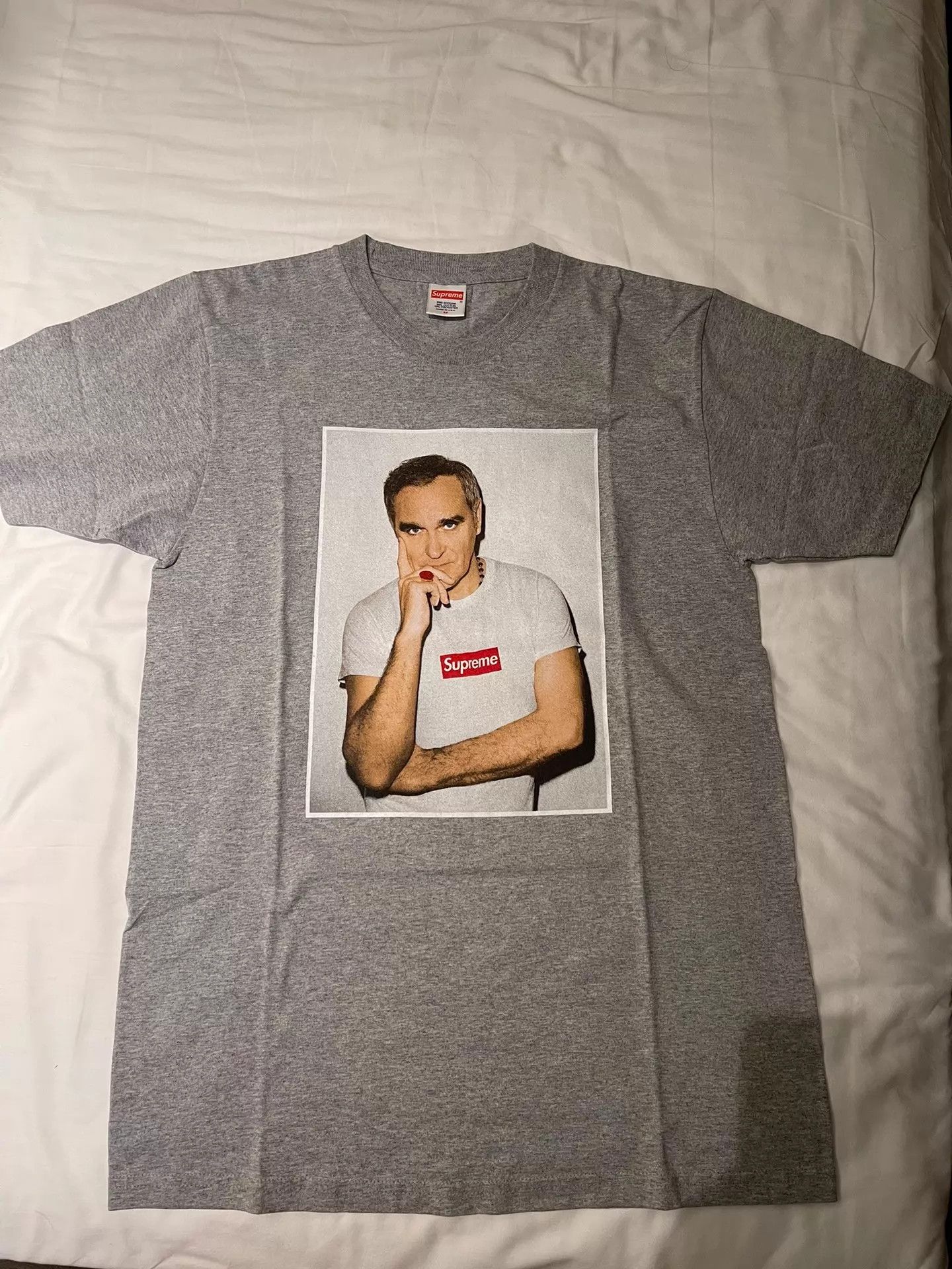 Supreme Supreme Morrissey Photo Tee Gray M Worn Once Size US M / EU 48-50 / 2 - 1 Thumbnail