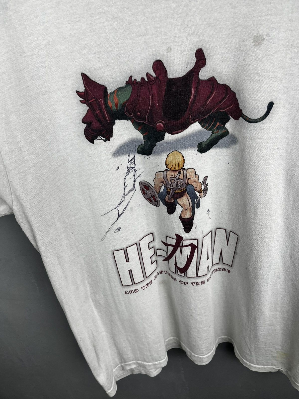 Anime × Vintage He Man t shirt Akira style size L Size US L / EU 52-54 / 3 - 8 Thumbnail