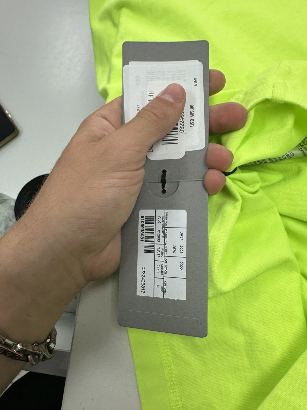 Balenciaga Balenciaga Uniform T Shirt Neon Size US M / EU 48-50 / 2 - 4 Thumbnail
