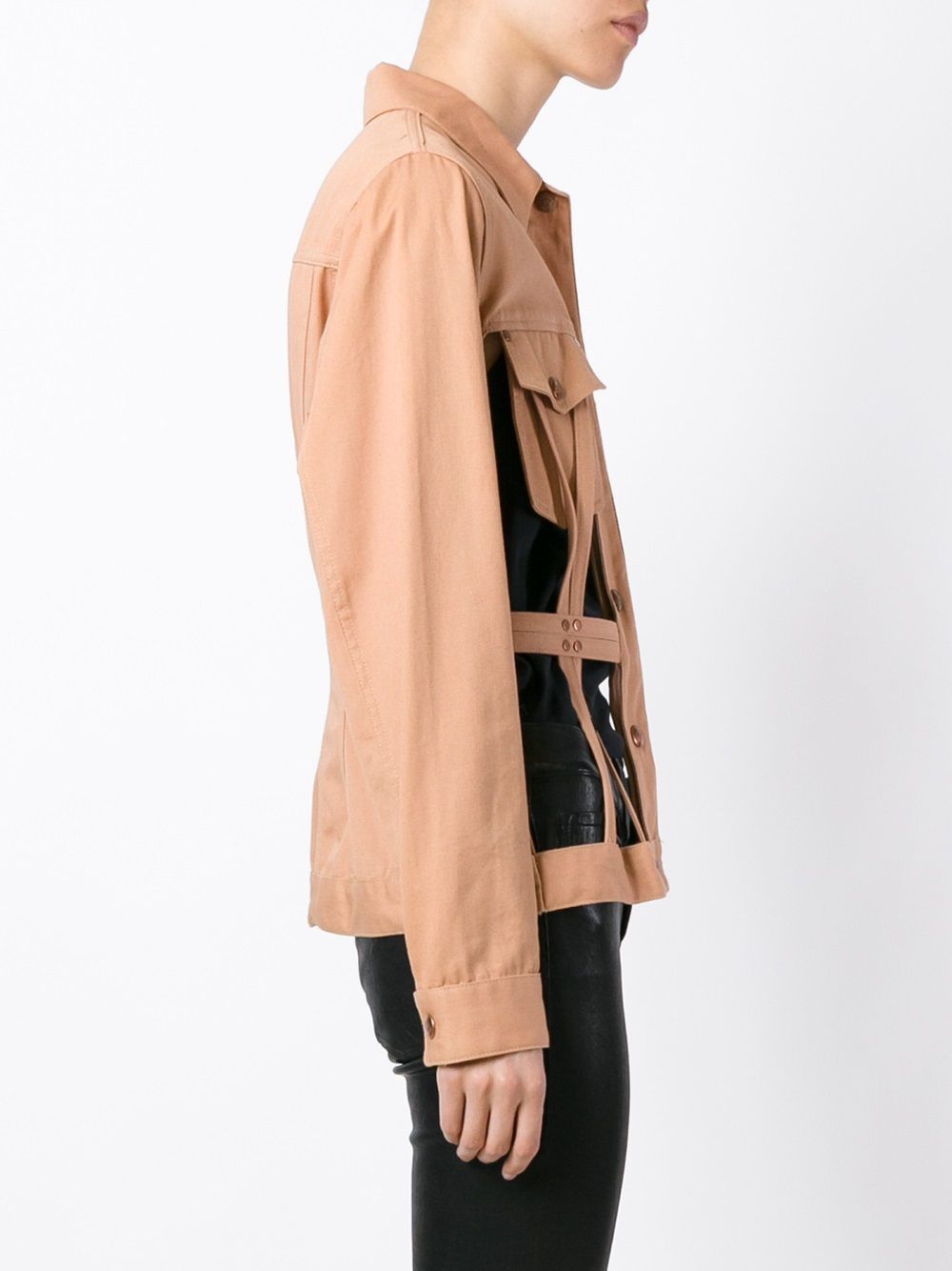Jean Paul Gaultier Jean Paul Gaultier Cage Corset Cut Out 1989 Top Jacket Coat Size S / US 4 / IT 40 - 3 Thumbnail