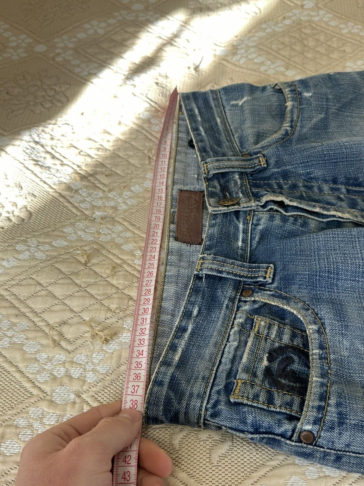 Firetrap 🔥 Vintage Firetrap Distressed Denim Japanese Baggy Jeans Y2K Size US 30 / EU 46 - 11 Thumbnail
