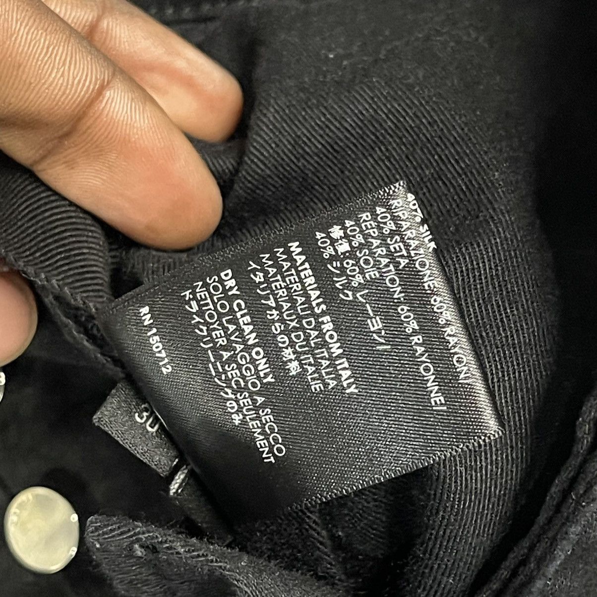 Amiri Amiri Destroyed Thrasher Denim Jeans Aged Black Size US 30 / EU 46 - 9 Thumbnail