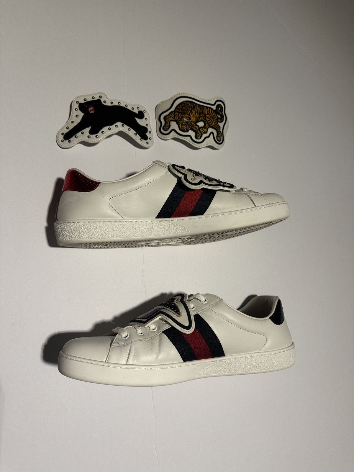 Gucci Gucci Ace Patches Mens Size 12.5G US13 Size US 13 / EU 46 - 2 Thumbnail