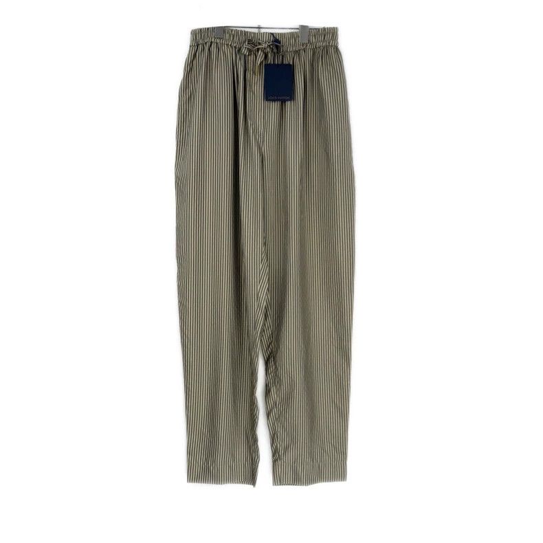 Louis Vuitton Louis Vuitton Brown grey mulberry silk trousers with vertic Size US 34 / EU 50 - 1 Thumbnail