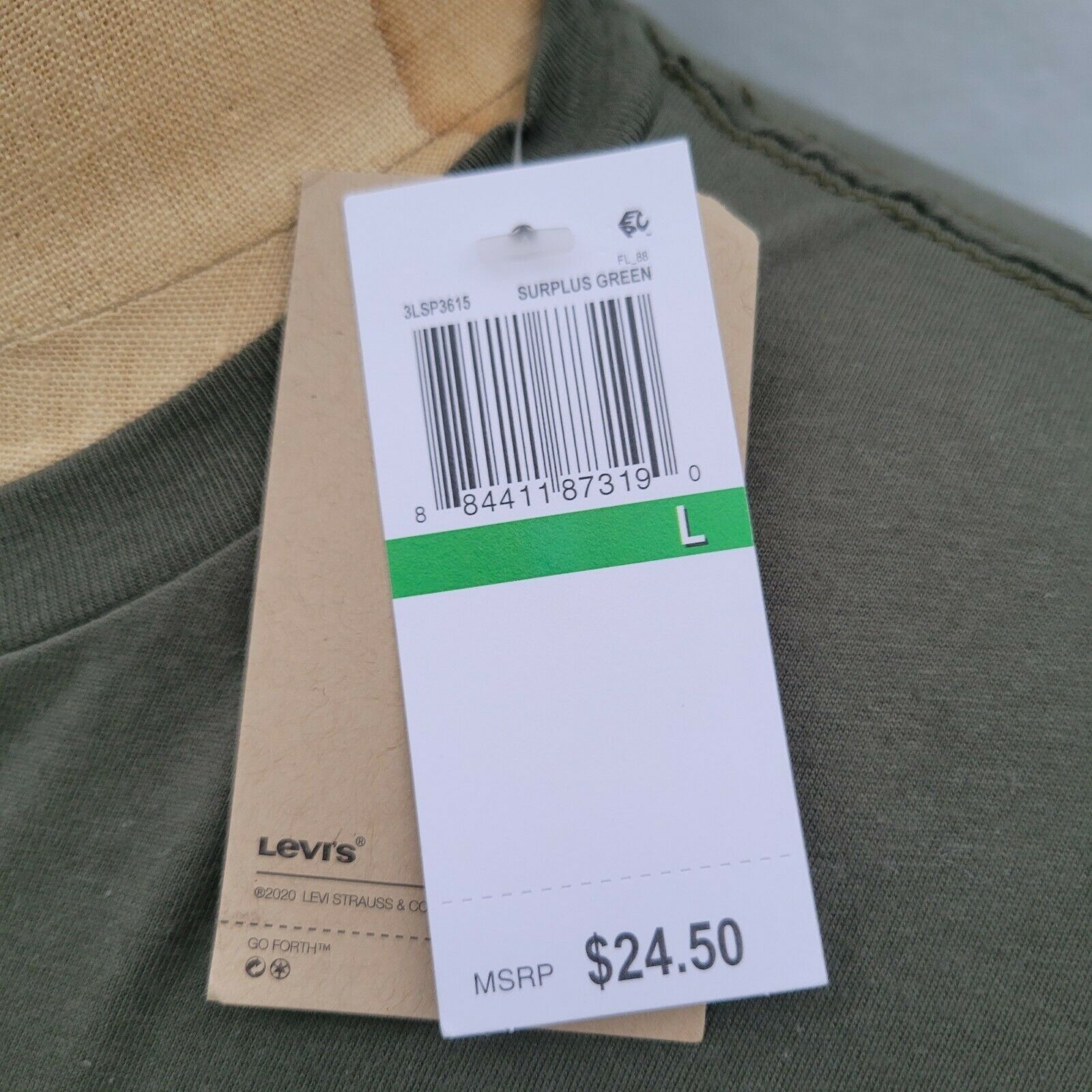 Levi's Men's Levi's Logo T-shirt. Large Size US L / EU 52-54 / 3 - 4 Thumbnail