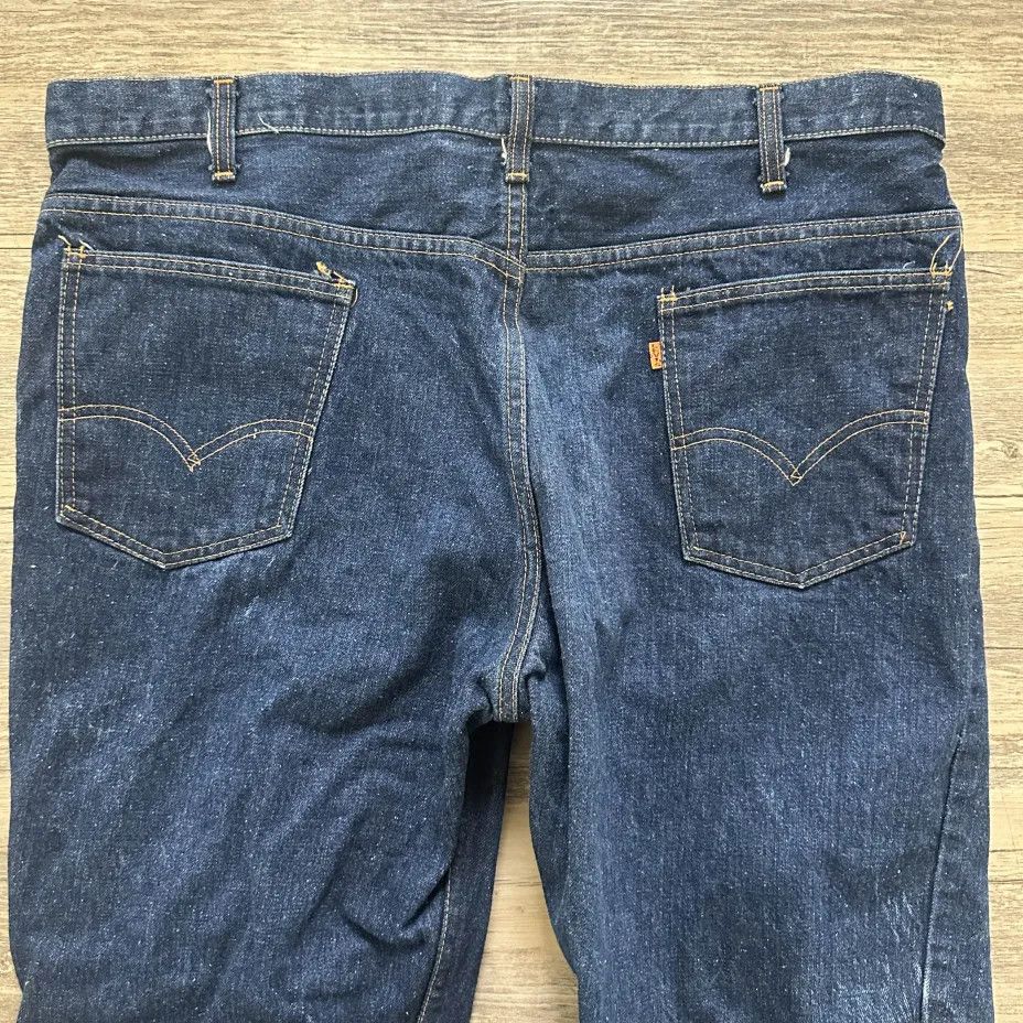 Levi's Vintage 70s Levi's 646 Flared Bellbottom Denim Jeans Size US 40 / EU 56 - 2 Thumbnail