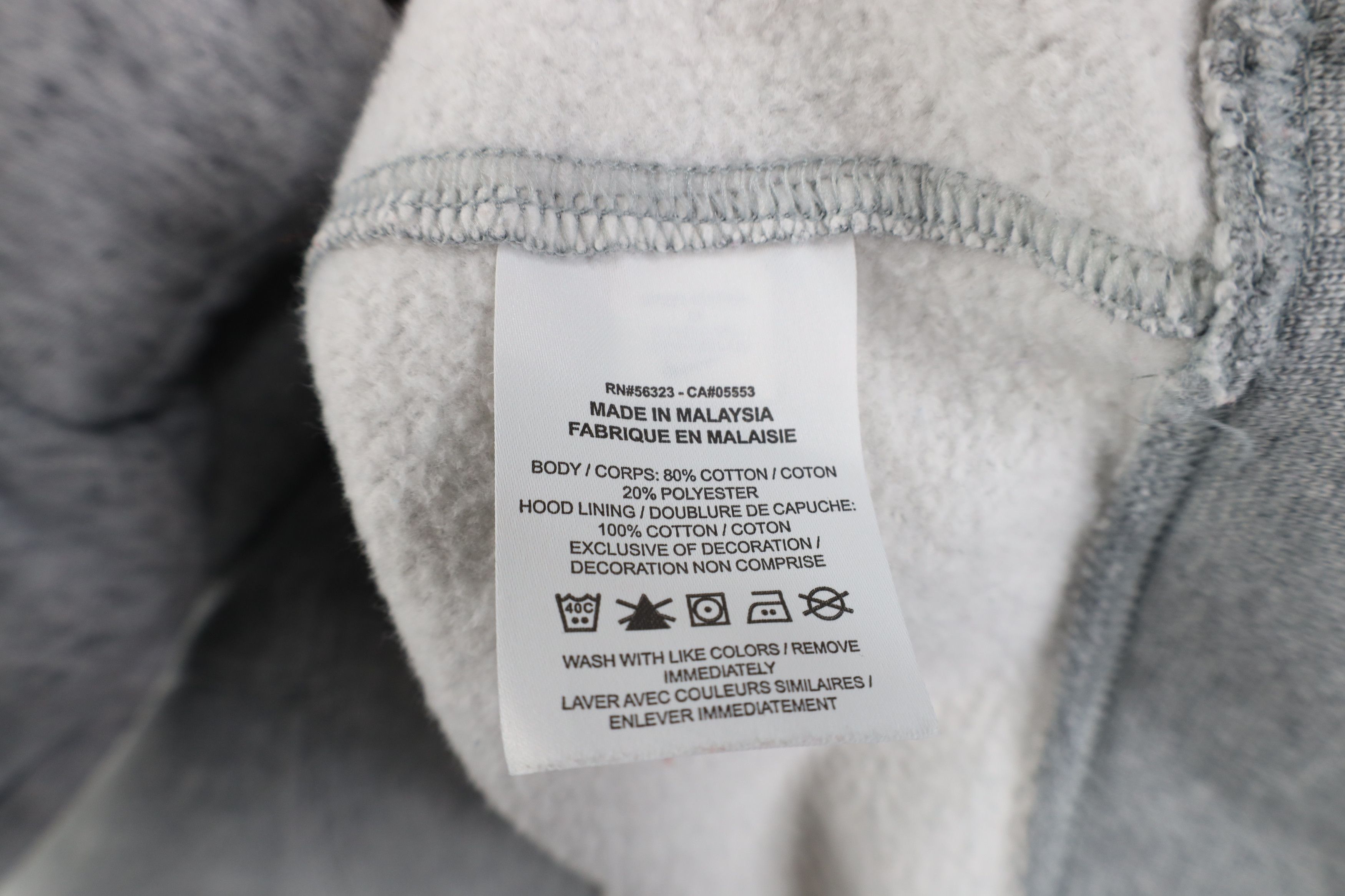 Nike Vintage Y2K Nike Mini Swoosh Hoodie Sweatshirt Heather Gray Size US M / EU 48-50 / 2 - 10 Thumbnail