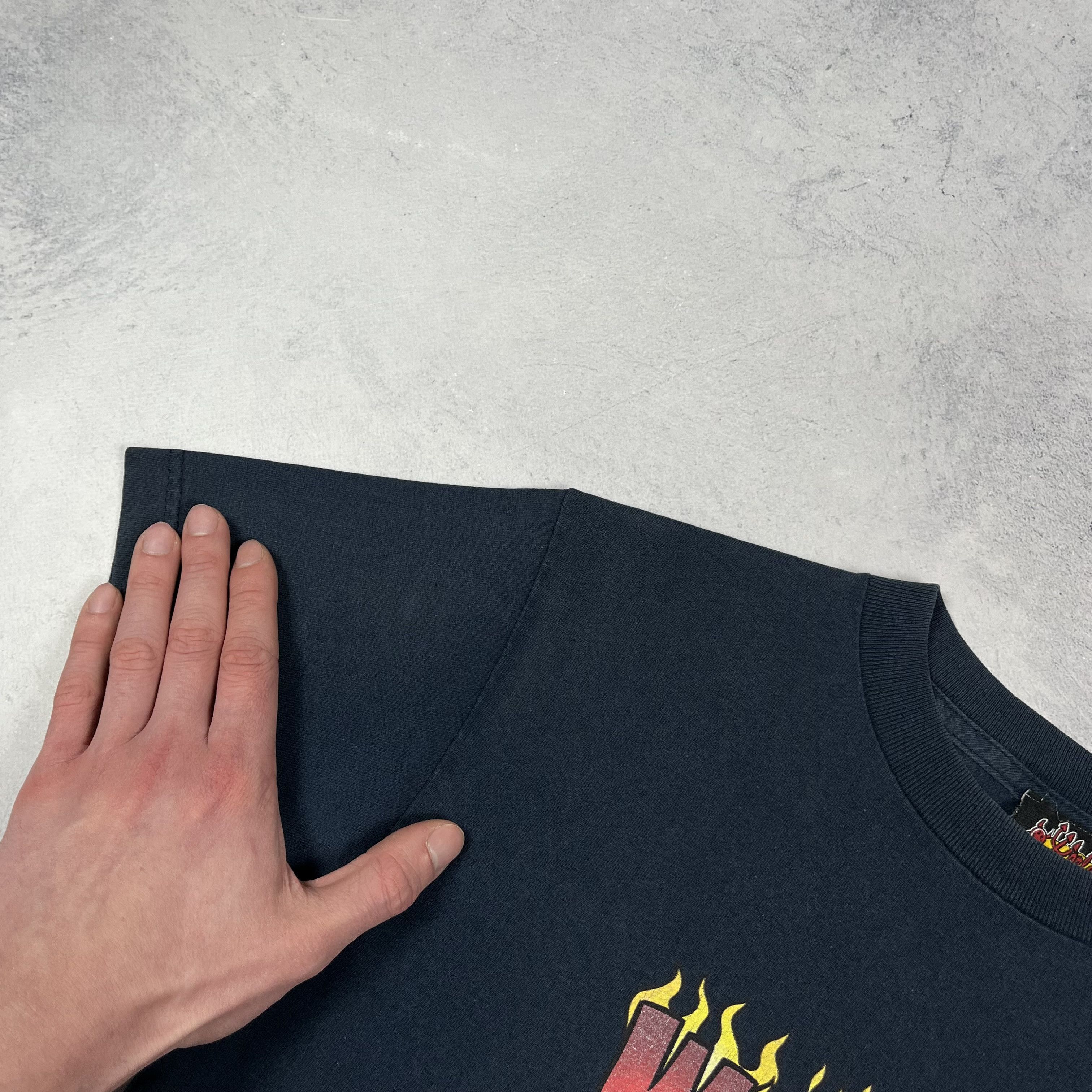 World Industries Vintage World Industries Flameboy Big Logo T Shirt 90’s Size US S / EU 44-46 / 1 - 12 Thumbnail