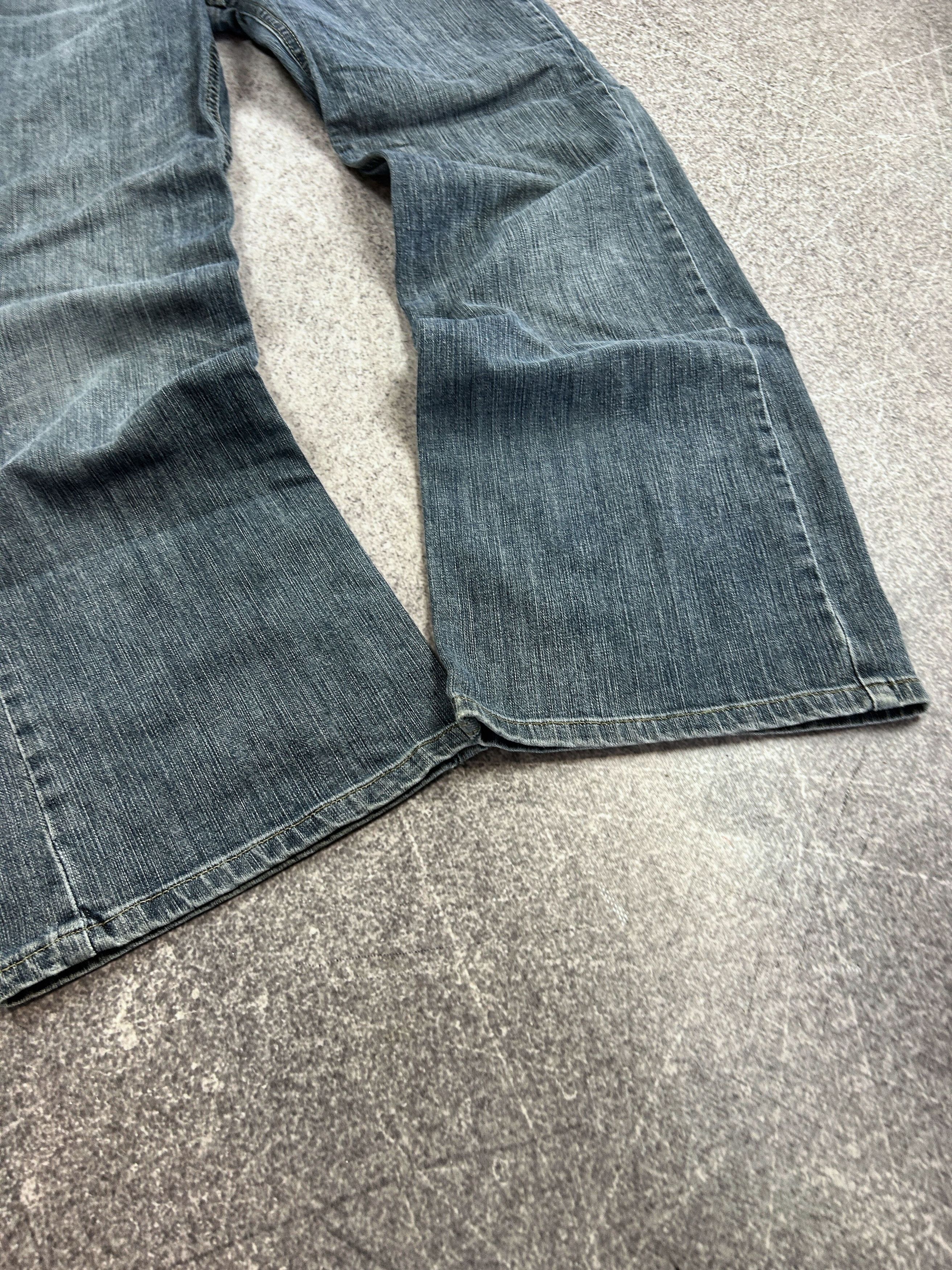 Vintage SO SICK 🥶 BALENCIAGA JNCO STYLE RAP BAGGY JEANS 90s Size US 30 / EU 46 - 4 Thumbnail