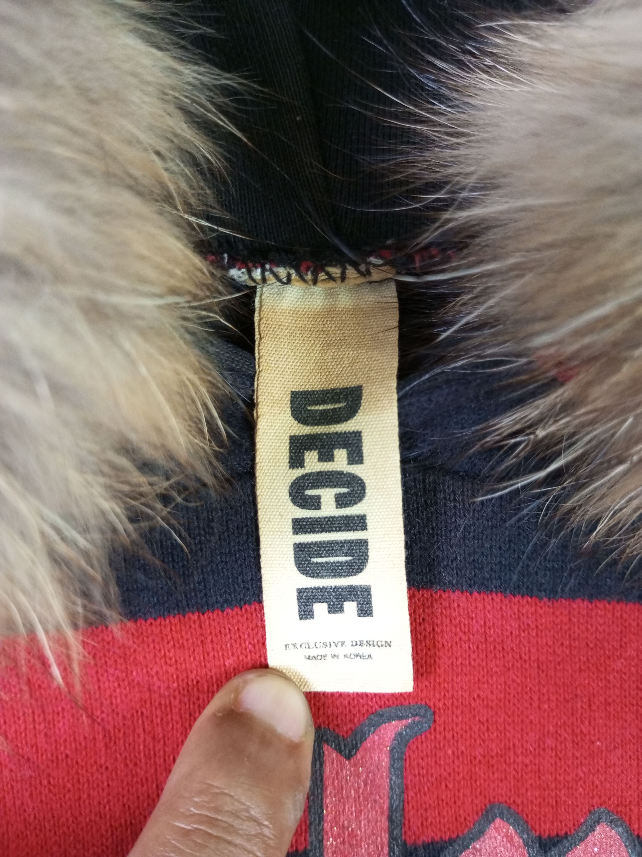 If Six Was Nine Decide Revolution fur hoodie poem punk grunge style Size US M / EU 48-50 / 2 - 9 Thumbnail