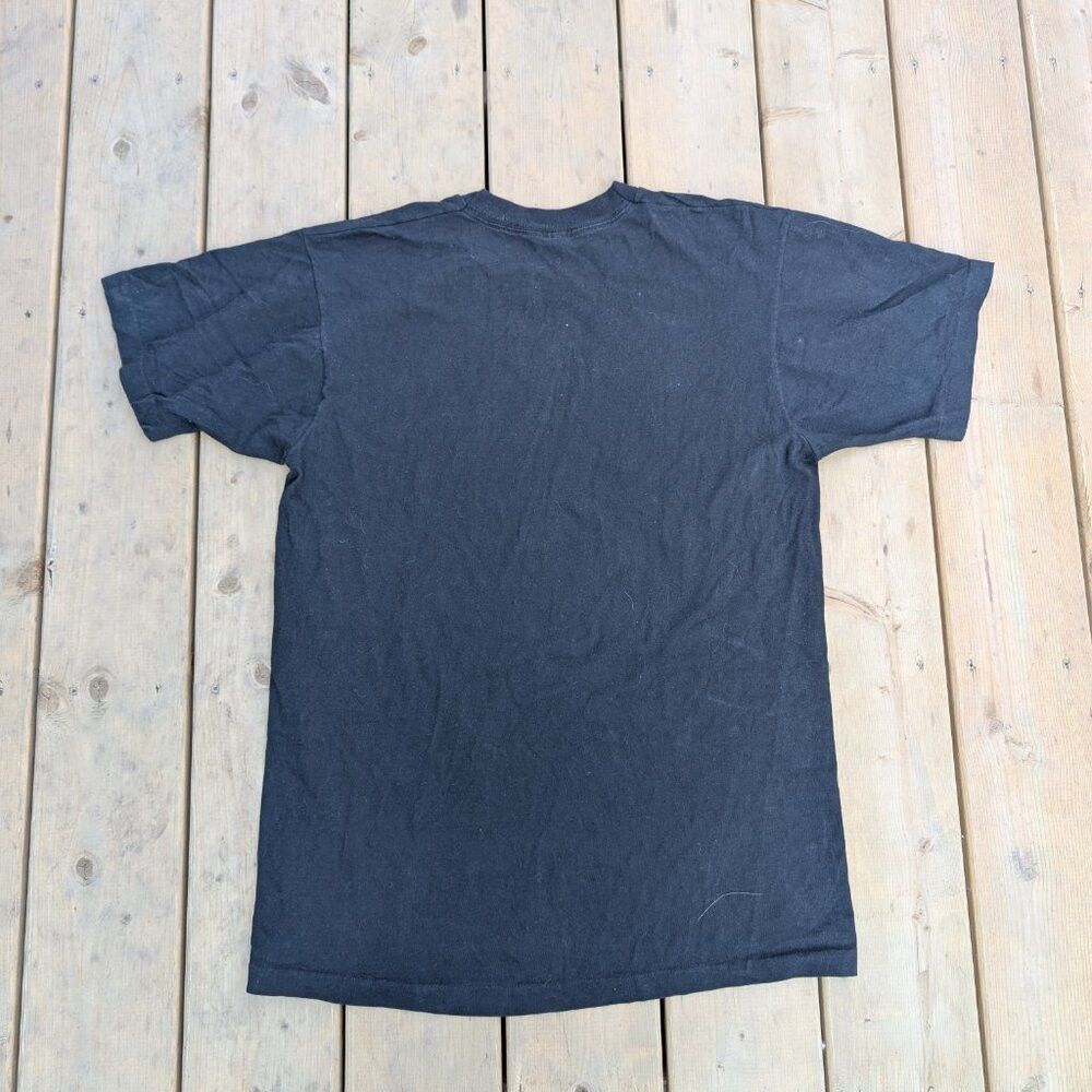 Fruit Of The Loom Vintage 90s Fruit of the Loom T-Shirt Men L Black Party Ahe Size US L / EU 52-54 / 3 - 9 Thumbnail