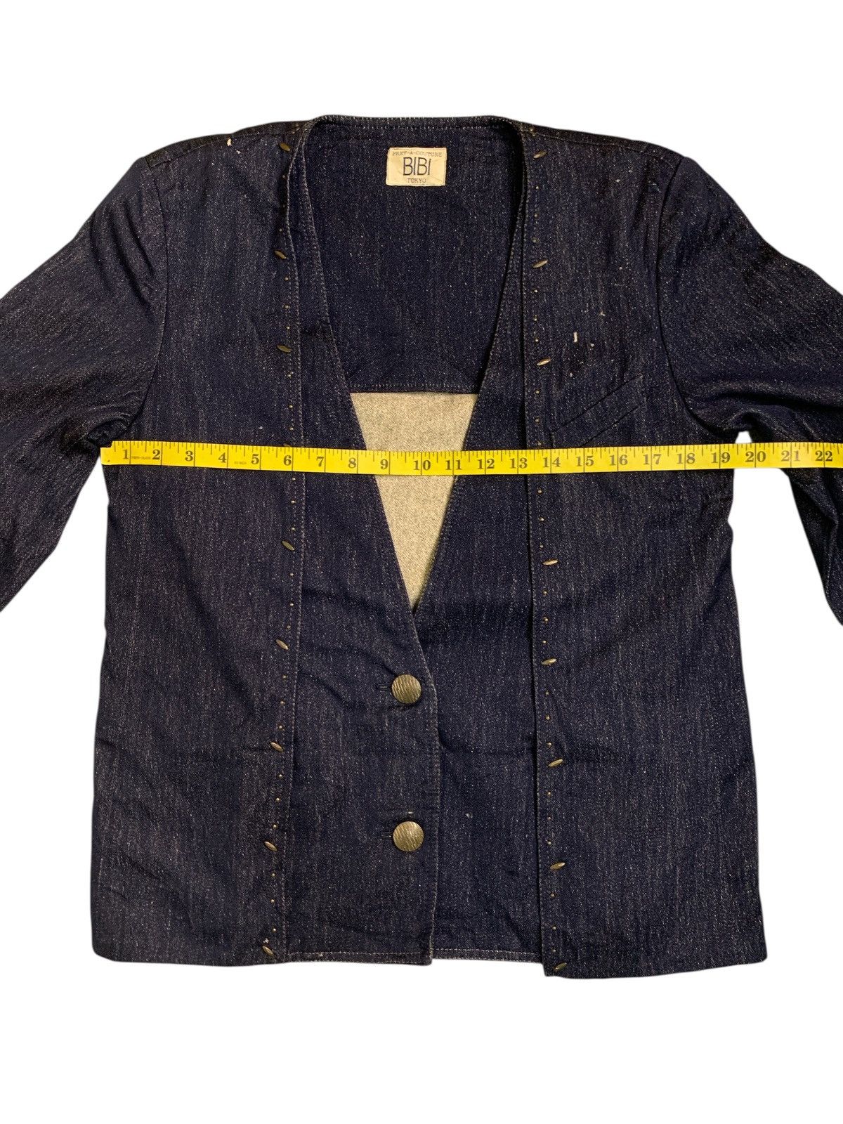 Japanese Brand Rare Design Vintage Pret-A-Couter Bibi Tokyo Soft Denim Size M / US 6-8 / IT 42-44 - 8 Thumbnail