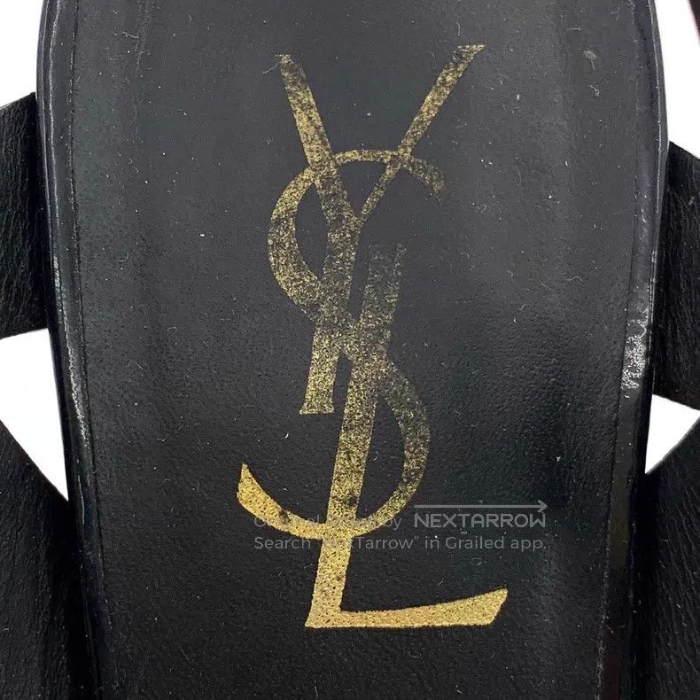 Saint Laurent Paris Saint Laurent Paris Black One Strap Buckle High Heel Sanda Size US 5.5 / IT 35.5 - 7 Thumbnail