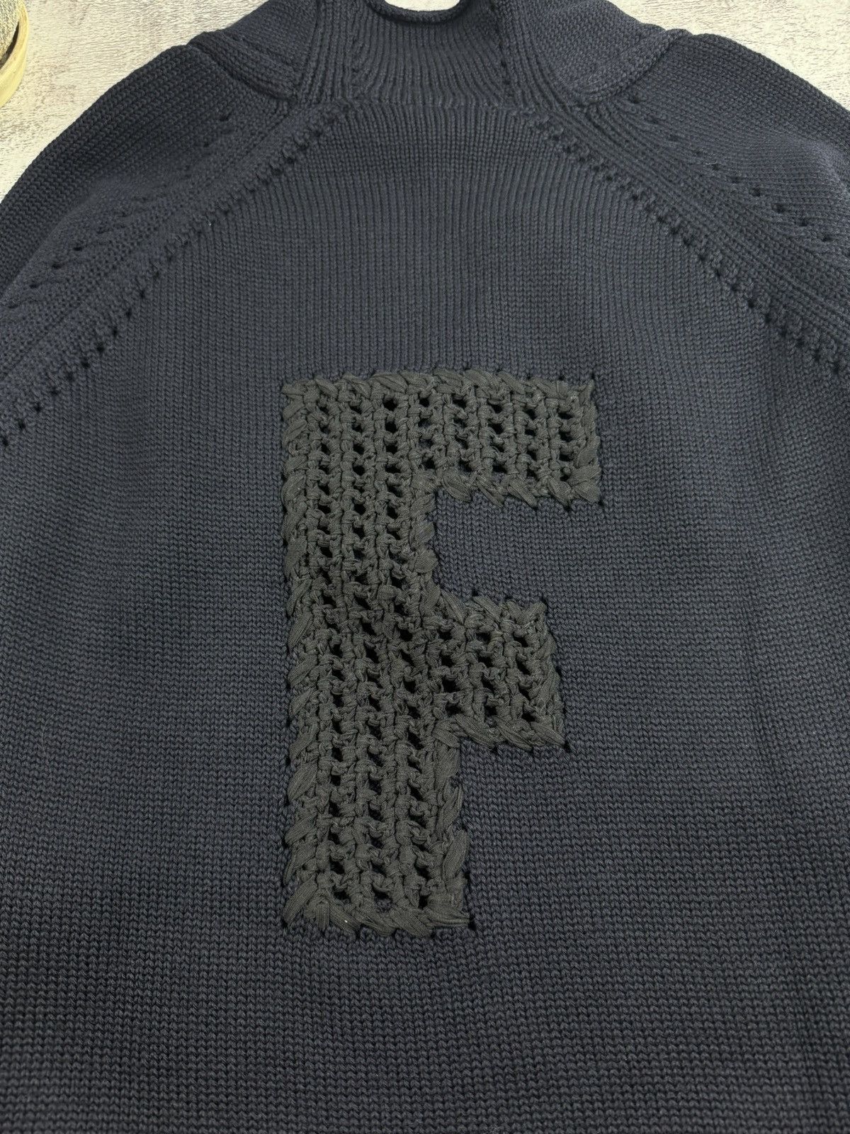Gianfranco Ferre Gianfranco Ferre Blue F Knited Cardigan Button Shawl Collar Sweater Pullover Size US XL / EU 56 / 4 - 17 Thumbnail