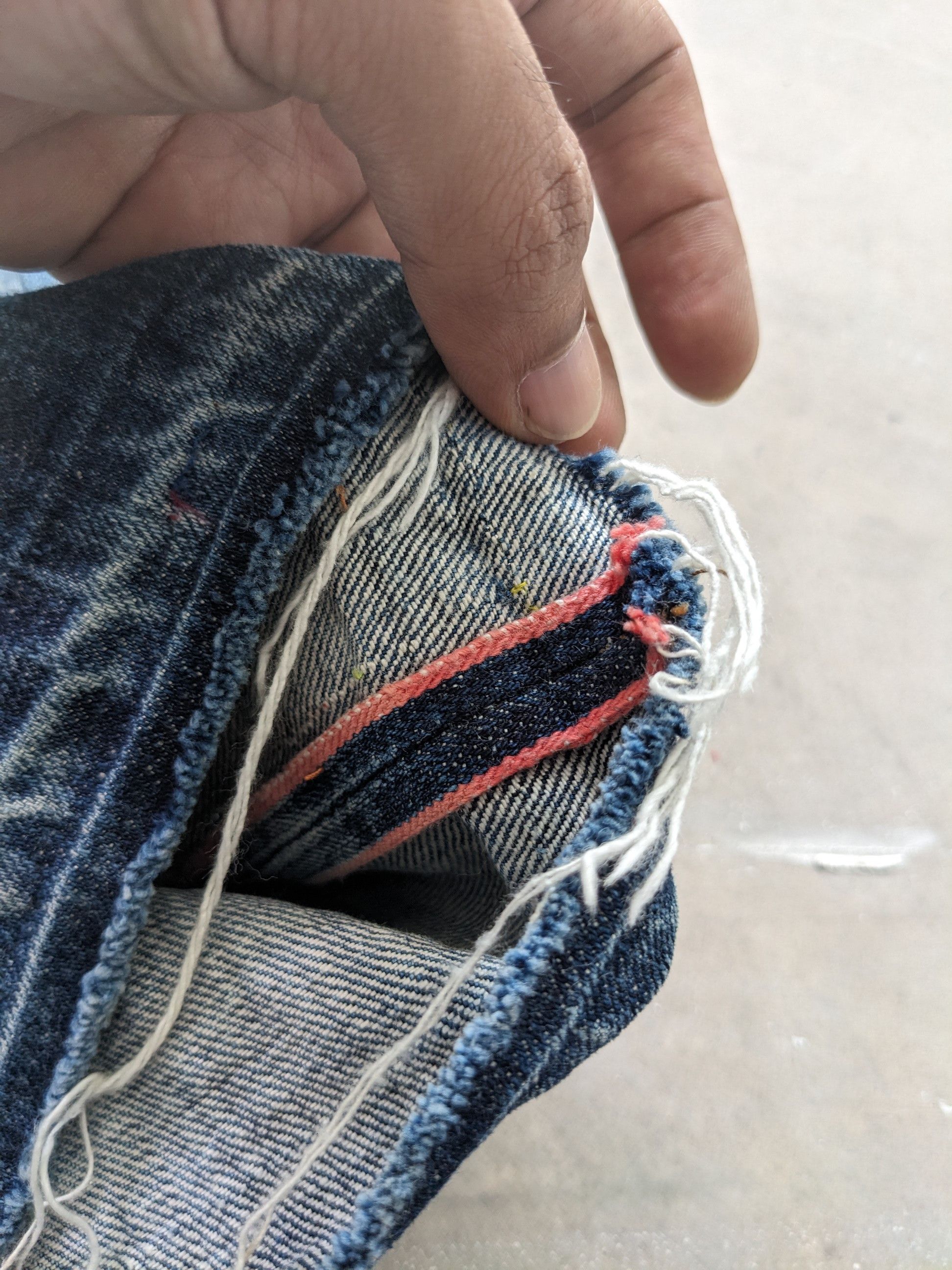 Kapital BEST OFFER 💥 Vintage Kapital Boro Jeans Selvedge Size 29 Size US 29 - 9 Thumbnail