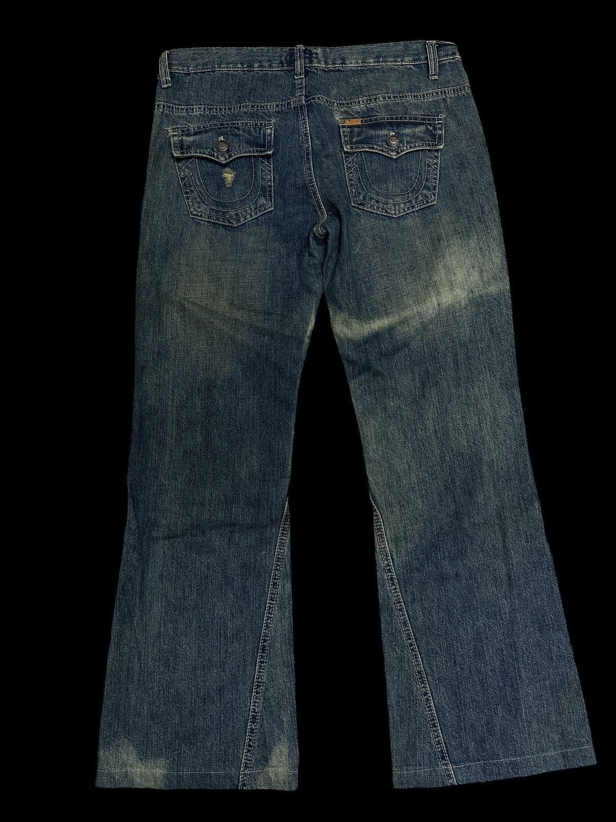 Japanese Brand Flare 💥 Xing Bootcut Flare Blue Washed 💥 Size US 34 / EU 50 - 2 Thumbnail