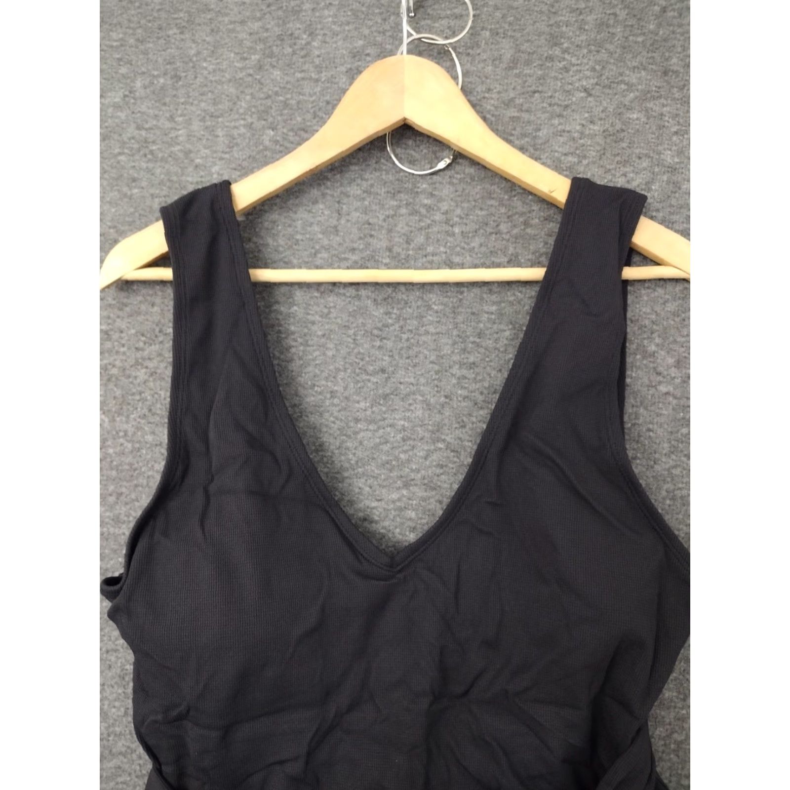 Vintage Toluca One Piece Bathing Suit 4XL Textured Onyx Belted Swim Midi Black Women Size ONE SIZE - 3 Thumbnail