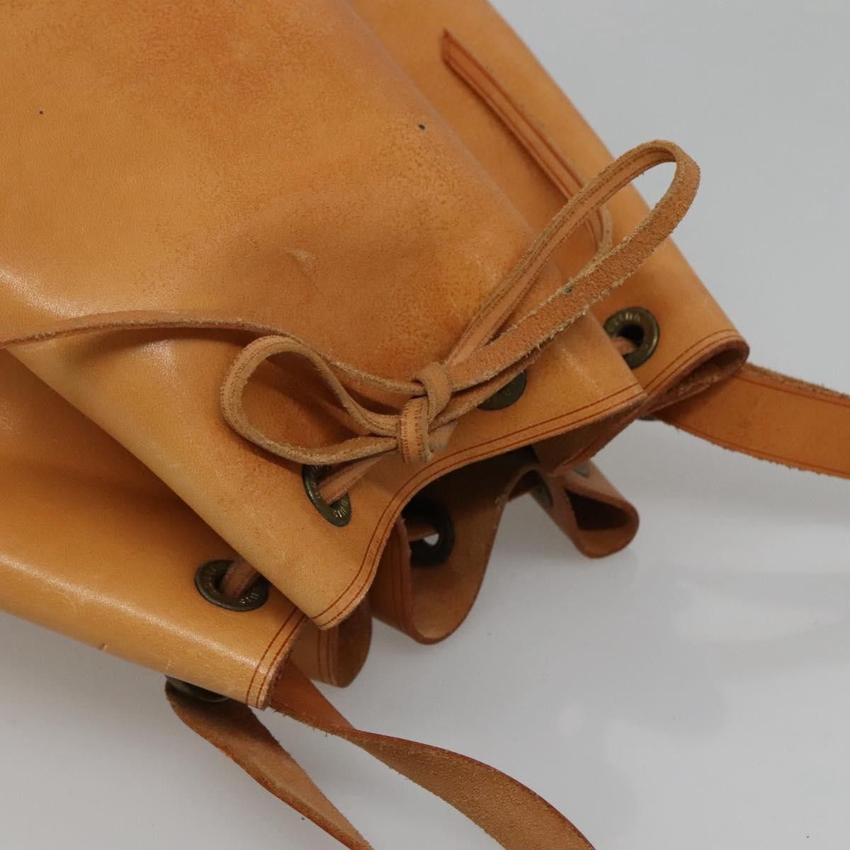 Louis Vuitton LOUIS VUITTON Nomad Leather Petit Noe Shoulder Bag Beige Size ONE SIZE - 6 Thumbnail
