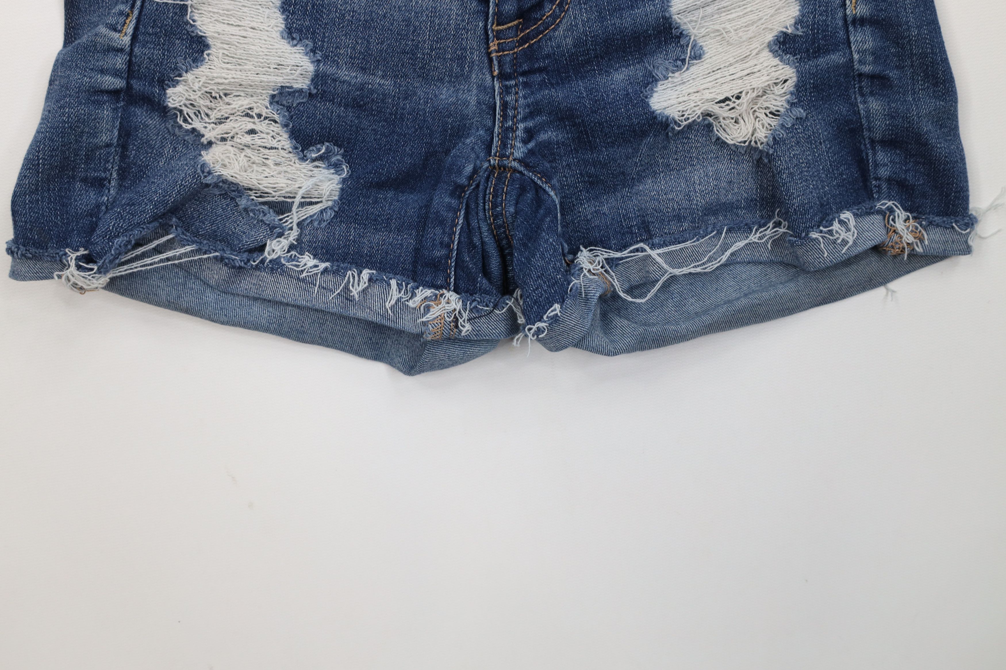 American Eagle Outfitters Vintage Y2K American Eagle Outfitters Shortie Micro Shorts Size 24" / US 00 / IT 34 - 4 Thumbnail