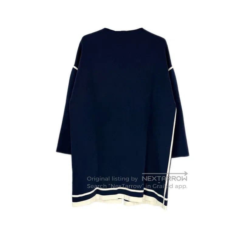 Hermes Hermes Blue Knit Zip-Up Jacket Size XS / US 0-2 / IT 36-38 - 2 Thumbnail