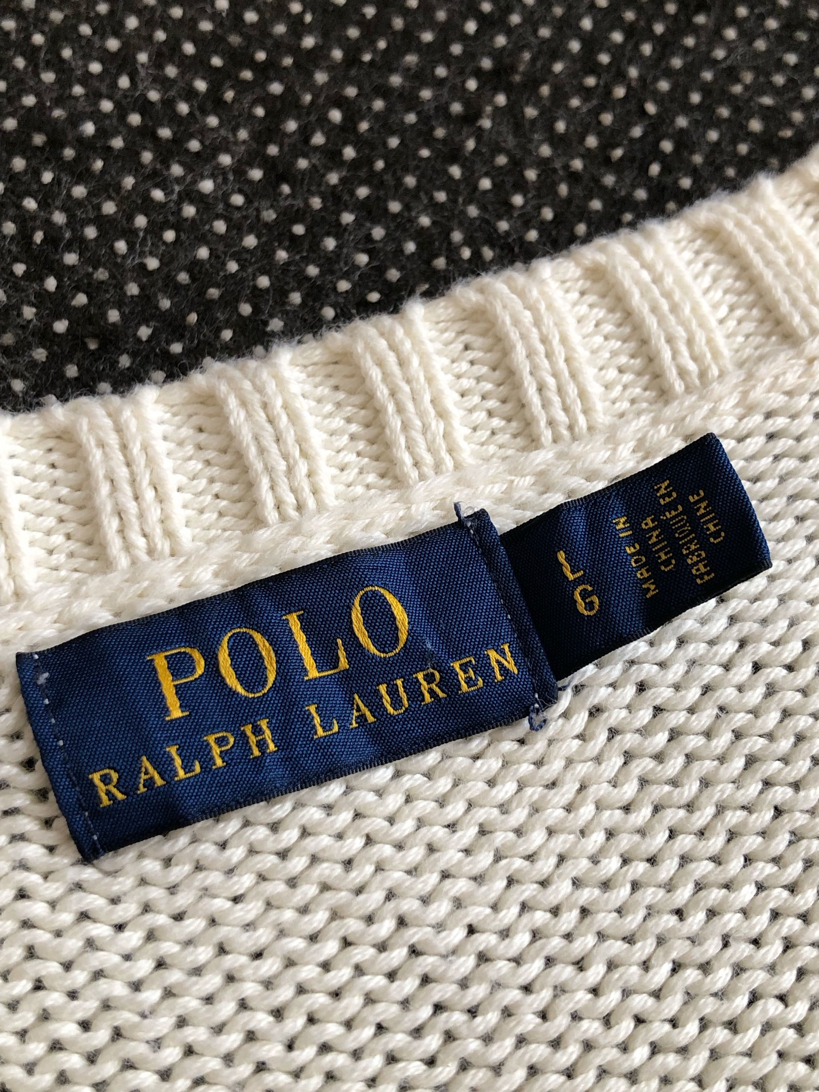 Polo Ralph Lauren RALPH LAUREN SLED POLO BEAR KNIT PULLOVER Size US L / EU 52-54 / 3 - 9 Thumbnail