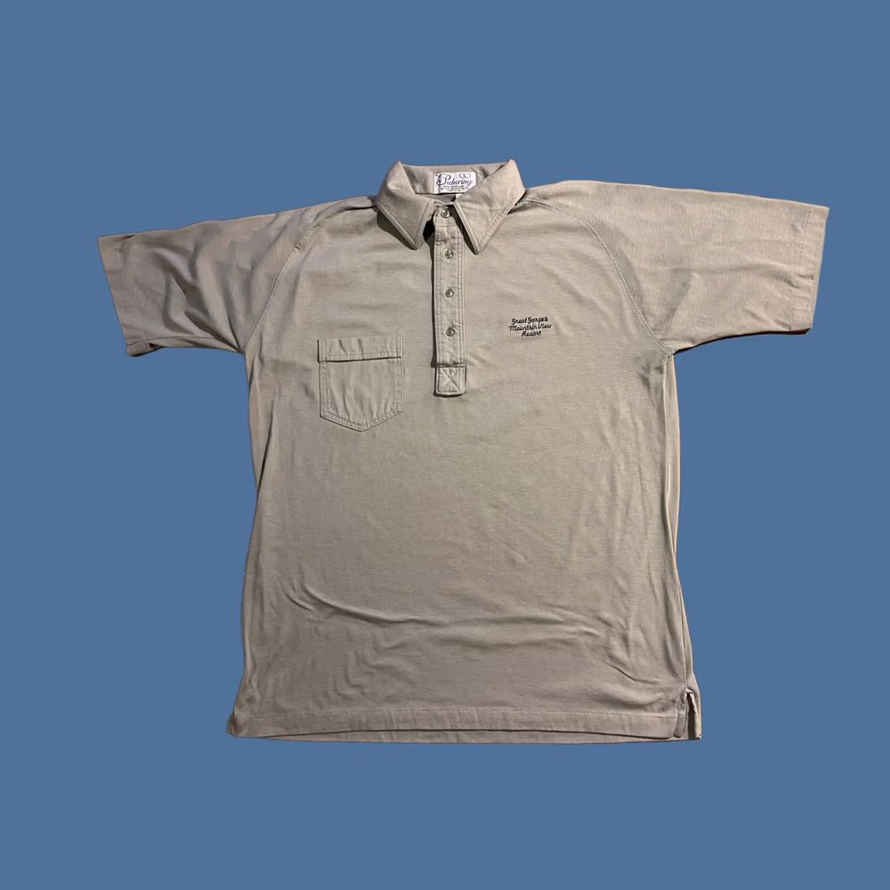 Greats VINTAGE Pickering Great Gorge’s Mountain View Resort Golf Shirt Men’s L Gray Polo Boy/ Mens Shirts Size US L / EU 52-54 / 3 - 1 Thumbnail
