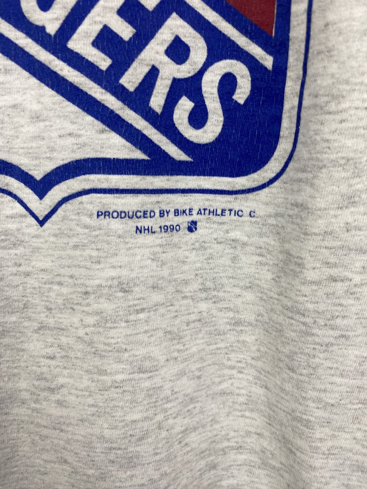 NHL 🇺🇸 Vintage 1990 New York Rangers NHL Athletic Jersey T-Shirt Size US M / EU 48-50 / 2 - 5 Thumbnail
