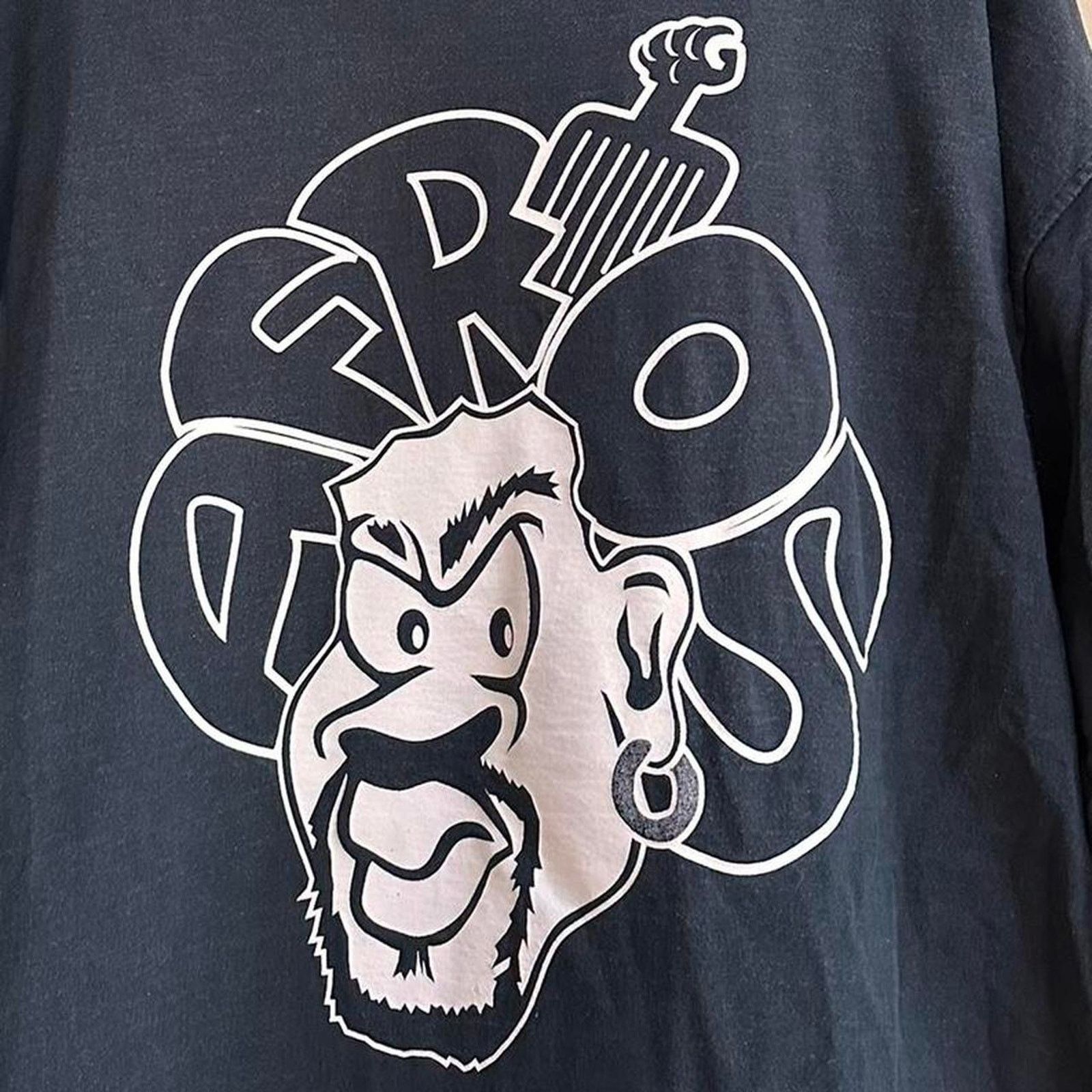 Fruit Of The Loom × Rap Tees × Vintage Vintage Afros Rap Long Sleeve Shirt Size US XXL / EU 58 / 5 - 3 Thumbnail