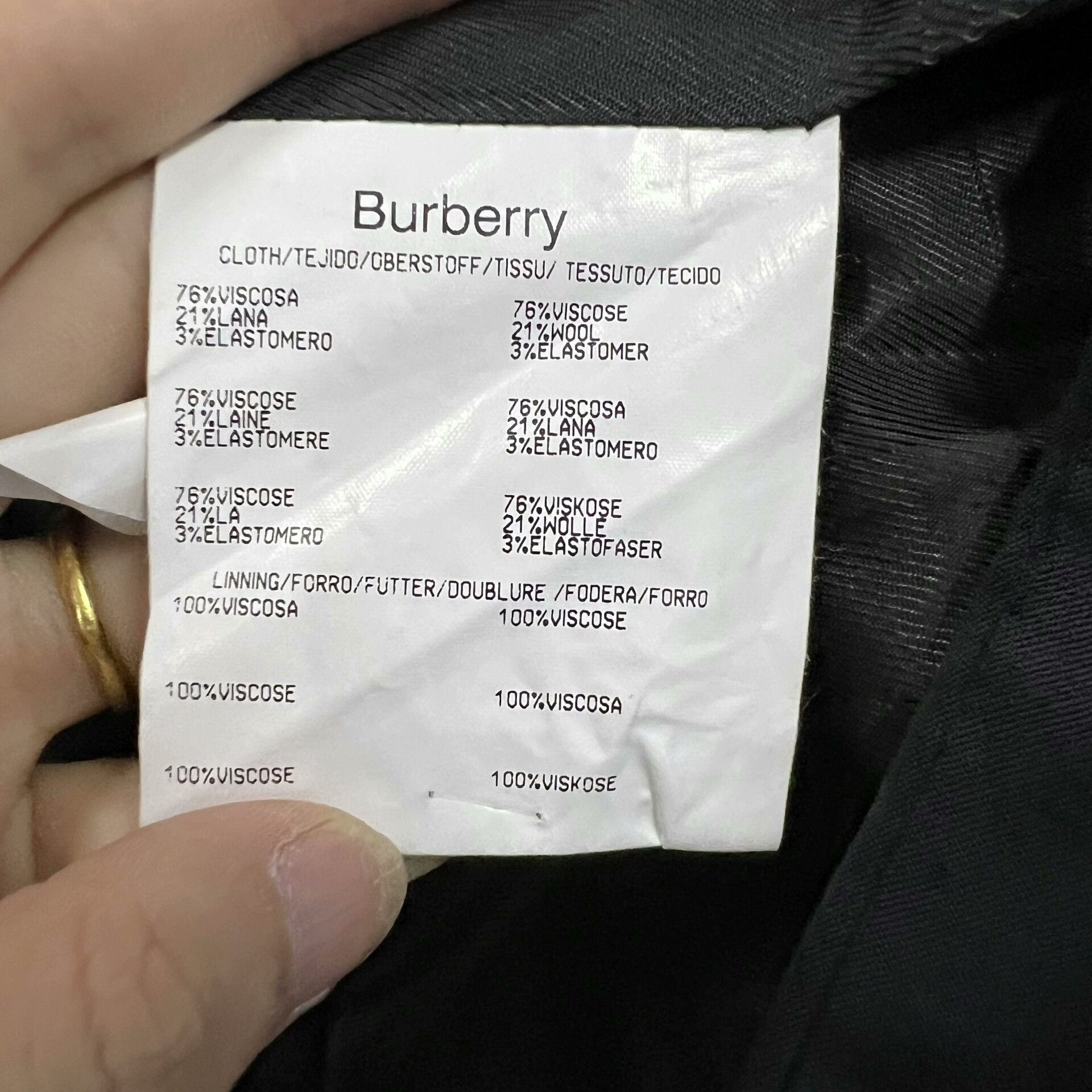 Burberry Burberry Black Suit Size US M / EU 48-50 / 2 - 4 Thumbnail