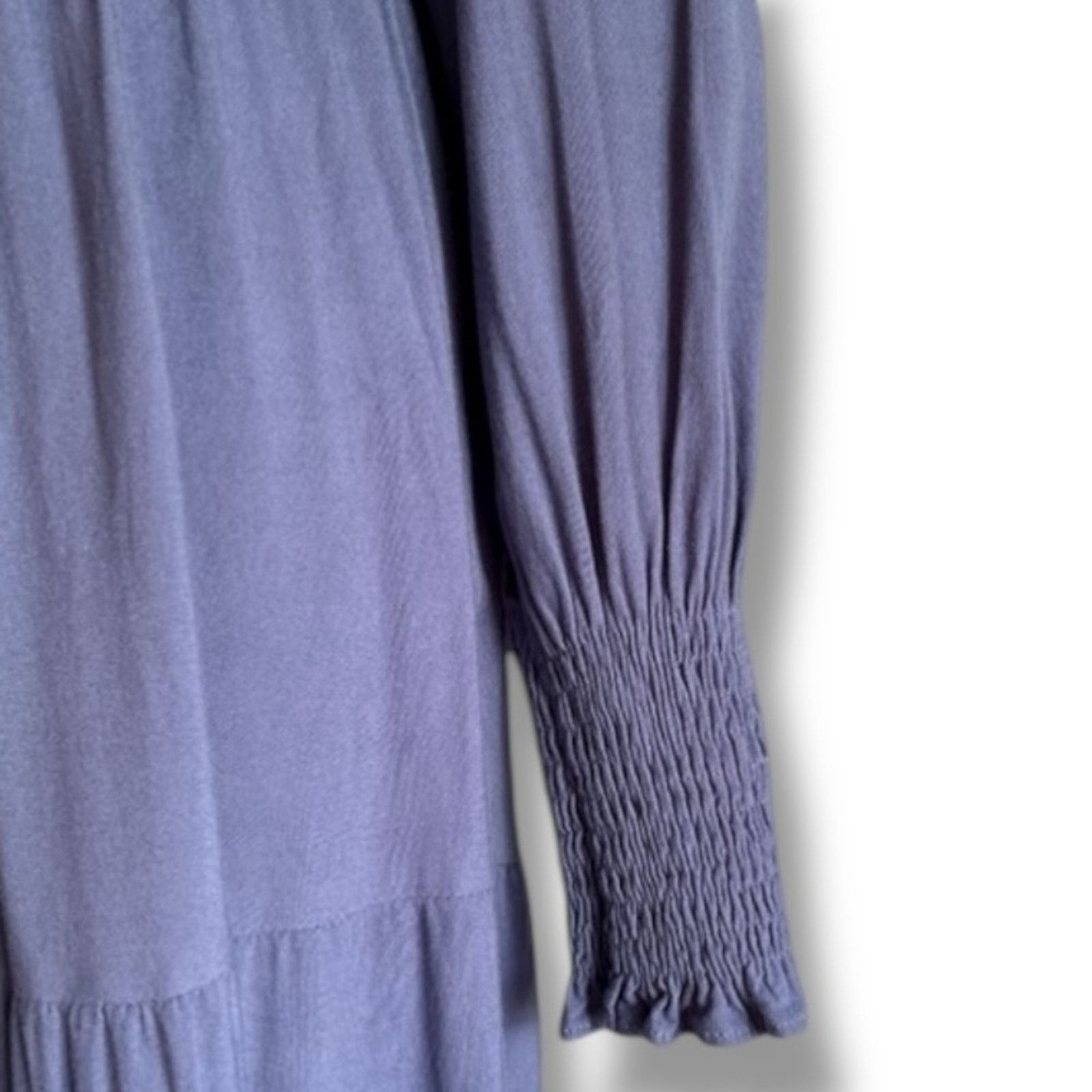 Other ZESICA long sleeve smocked tiered midi dress size Large Size L / US 10 / IT 46 - 7 Thumbnail