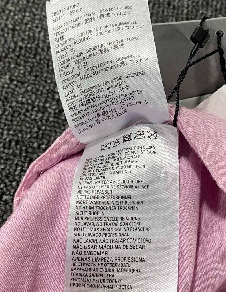 Balenciaga balenciaga pink embroidered logo hat-2507 Size ONE SIZE - 8 Thumbnail