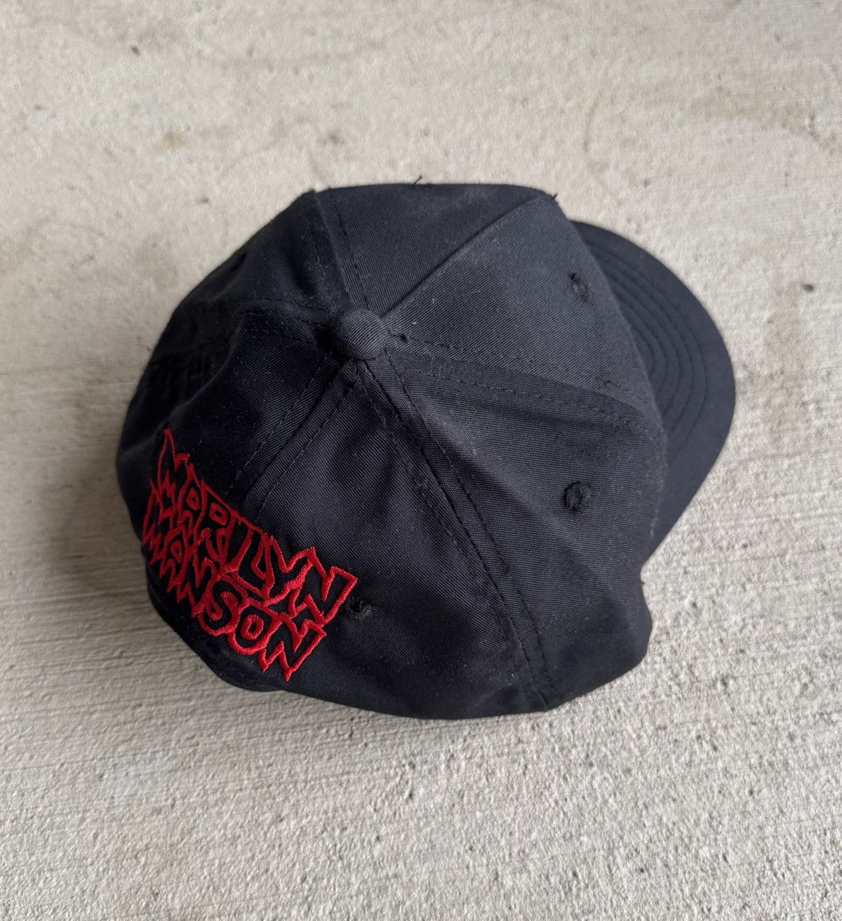 Band Tees × Marilyn Manson × Vintage Vintage RARE Marilyn Manson Antichrist Superstar Promo Hat Size ONE SIZE - 4 Thumbnail