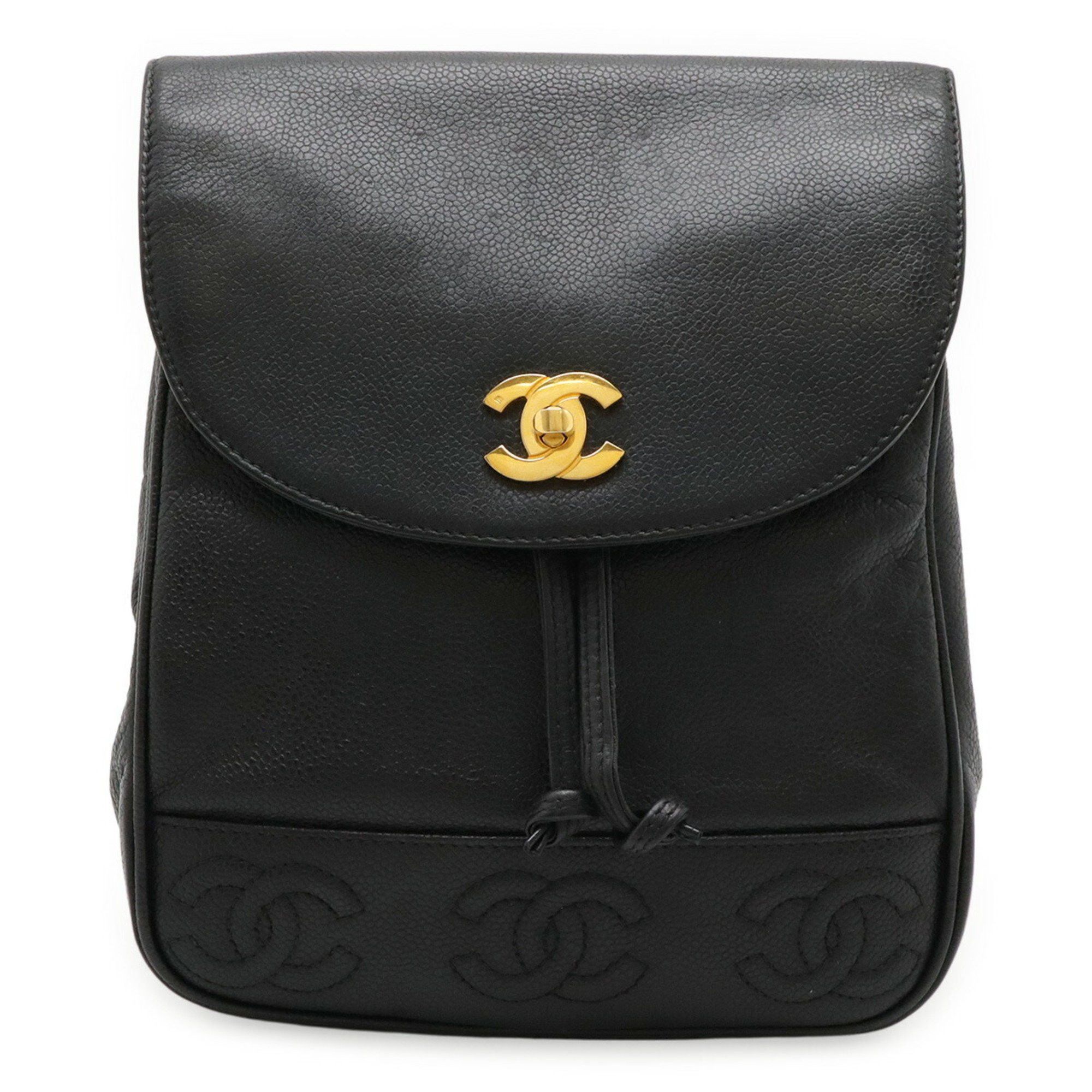 Chanel CHANEL Triple Coco Mark Backpack, Chain Shoulder Bag  display picture 1