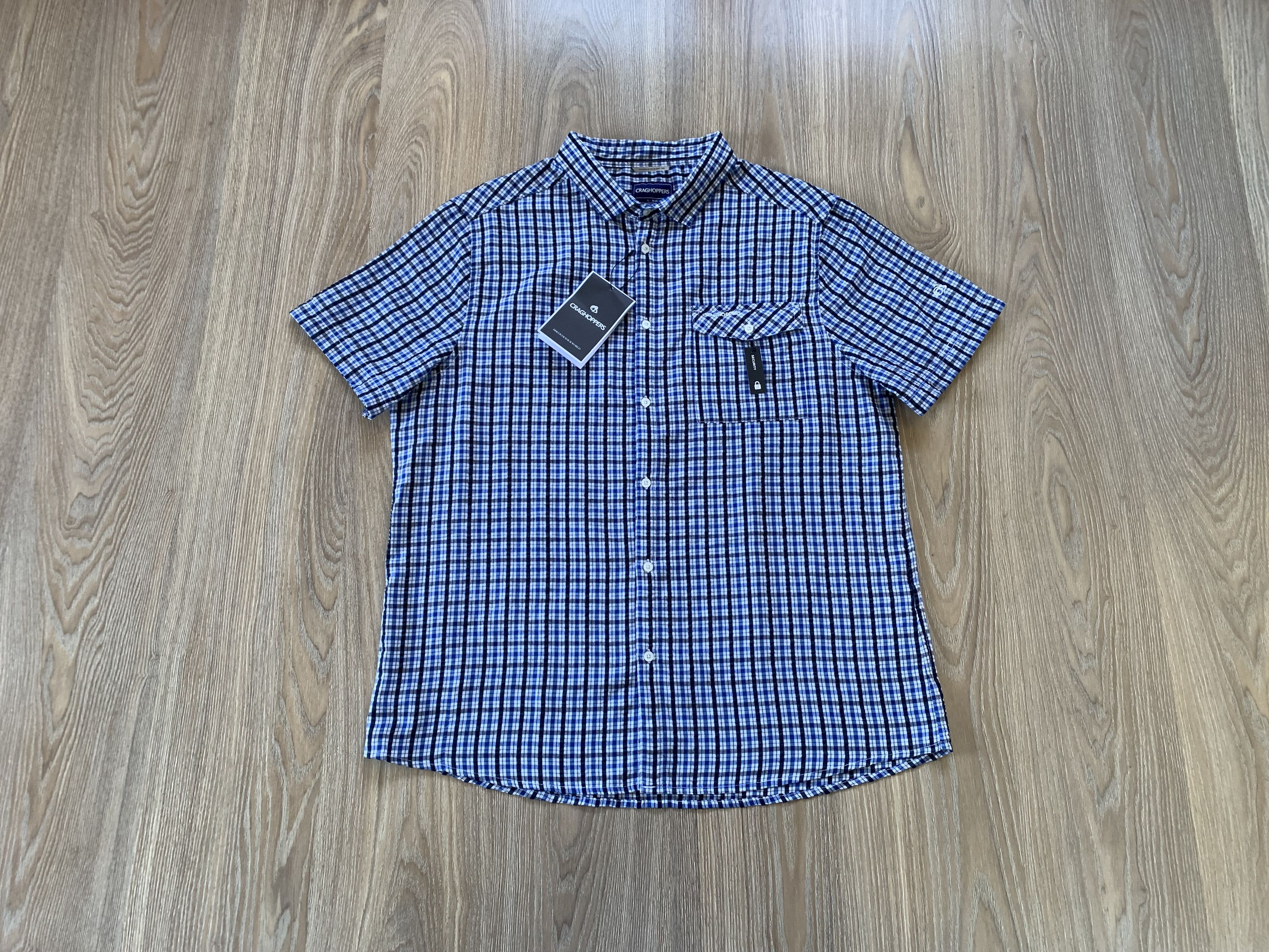 Other Craghoppers Plaid Trekking Hiking Short Sleeve Shirt Size US XL / EU 56 / 4 - 1 Thumbnail