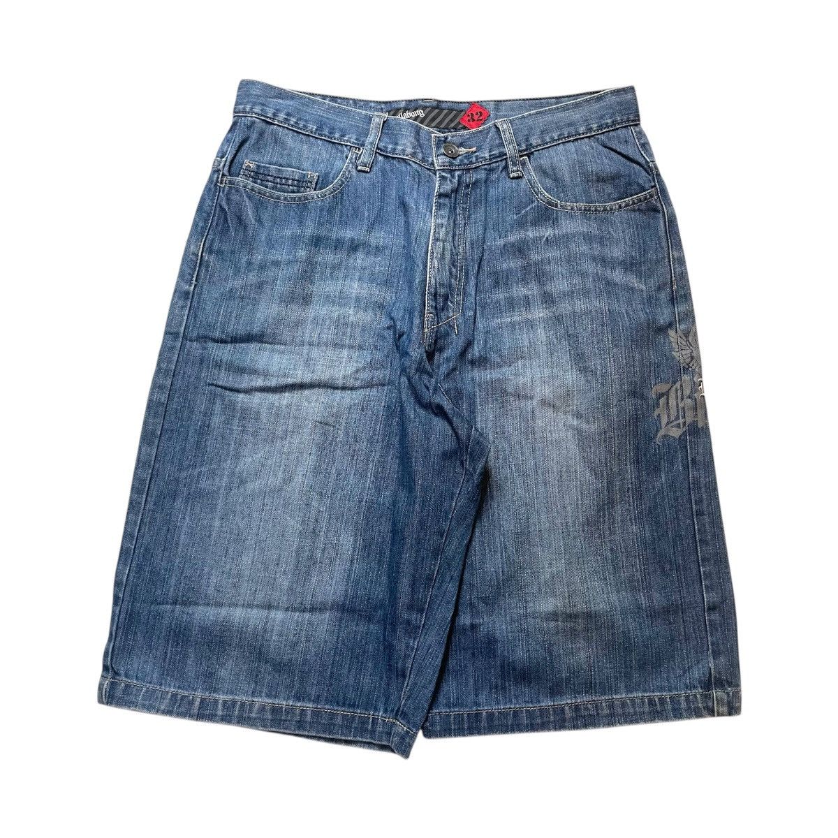 Billabong × Vintage JORTS VINTAGE Y2K BILABONG BAGGY SHORT DENIM Size US 32 / EU 48 - 3 Thumbnail